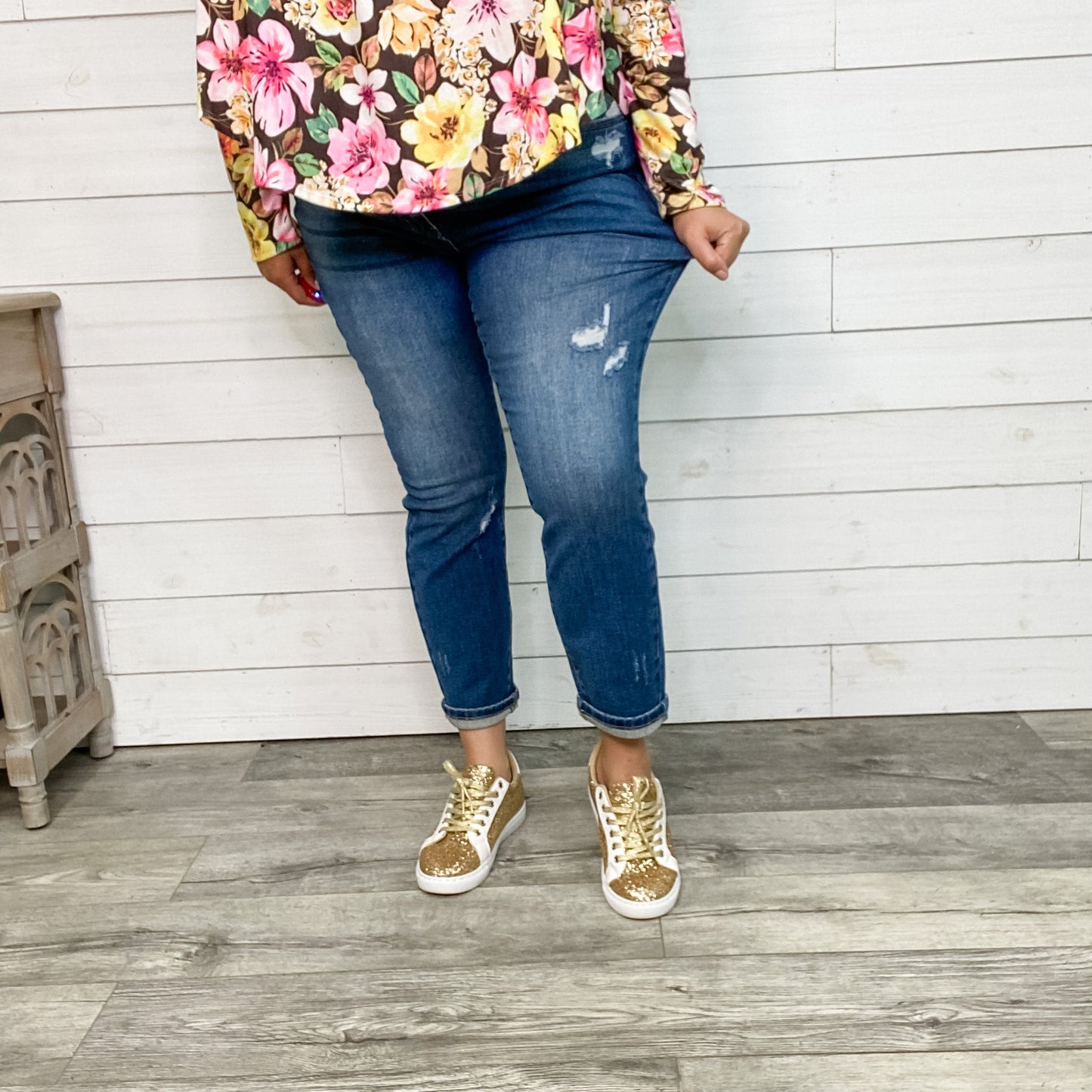 Judy Blue "Over the Rainbow" Straight leg jeans