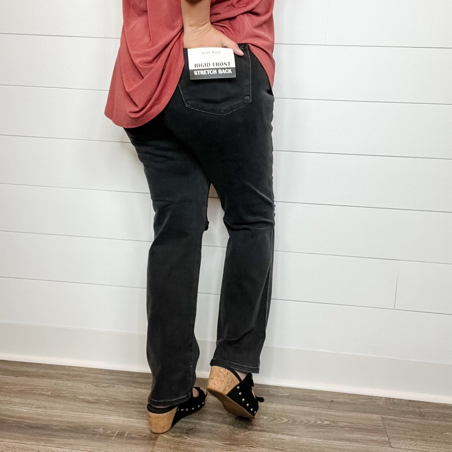 Judy Blue Rigid Magic Black Straight leg Jeans