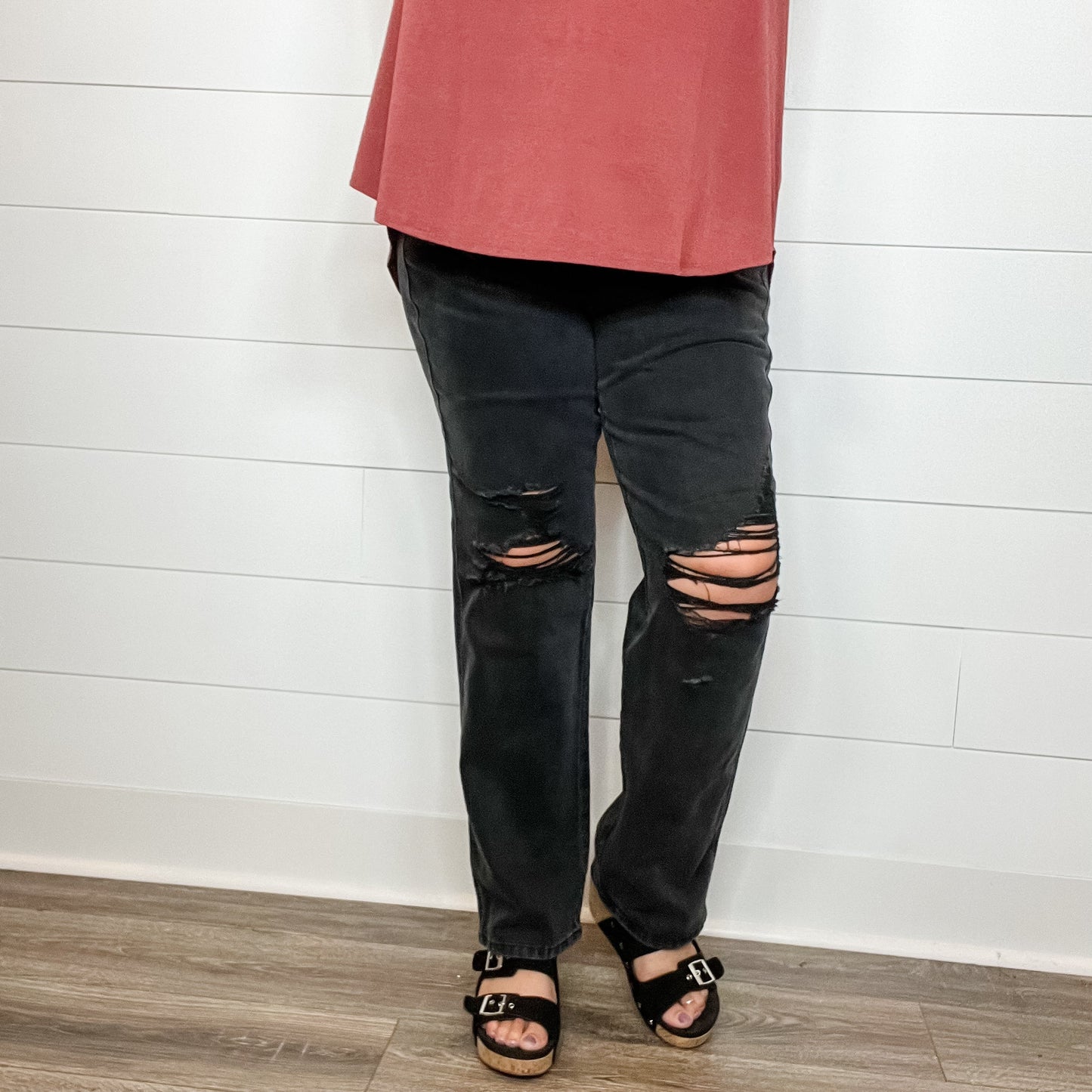 Judy Blue Rigid Magic Black Straight leg Jeans