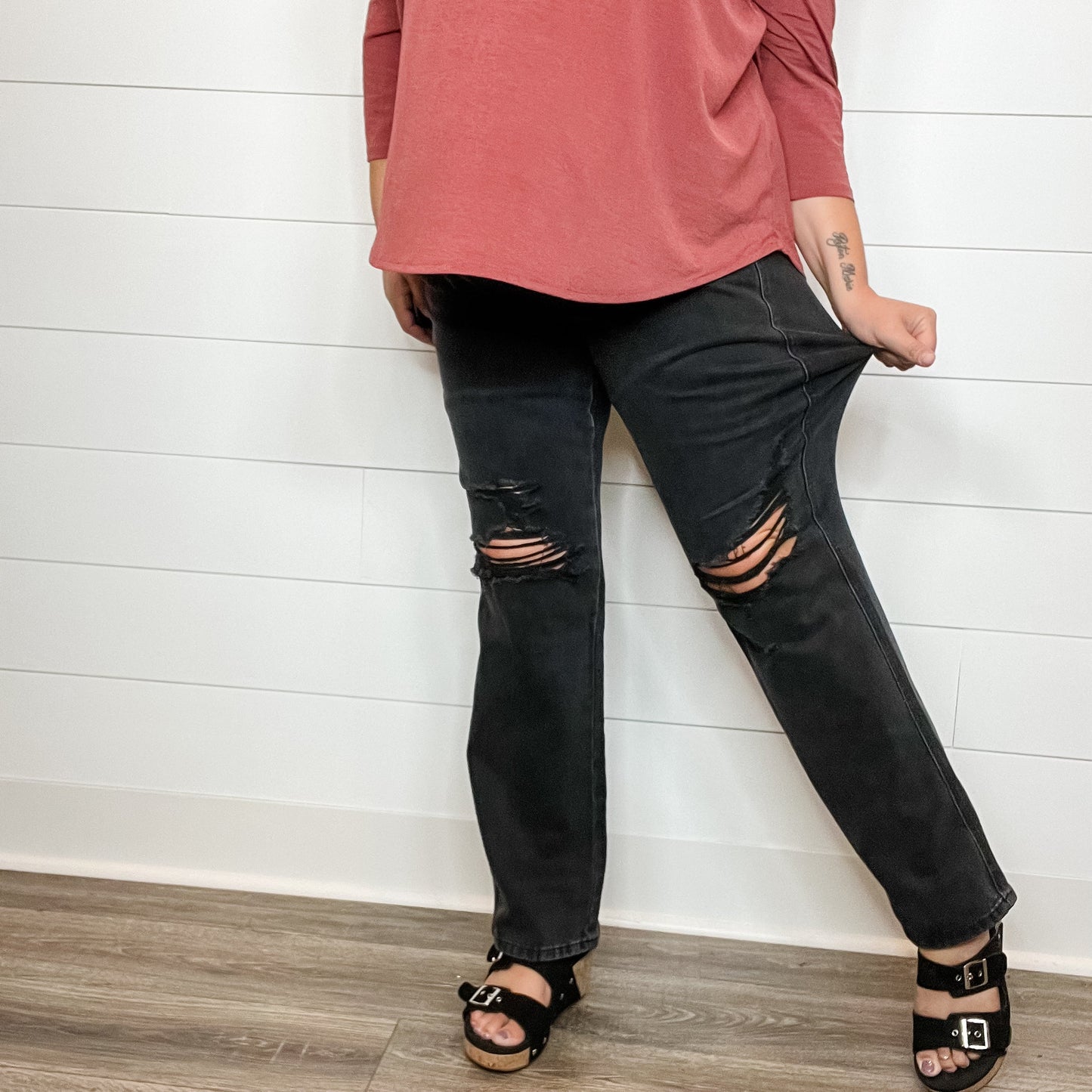 Judy Blue Rigid Magic Black Straight leg Jeans