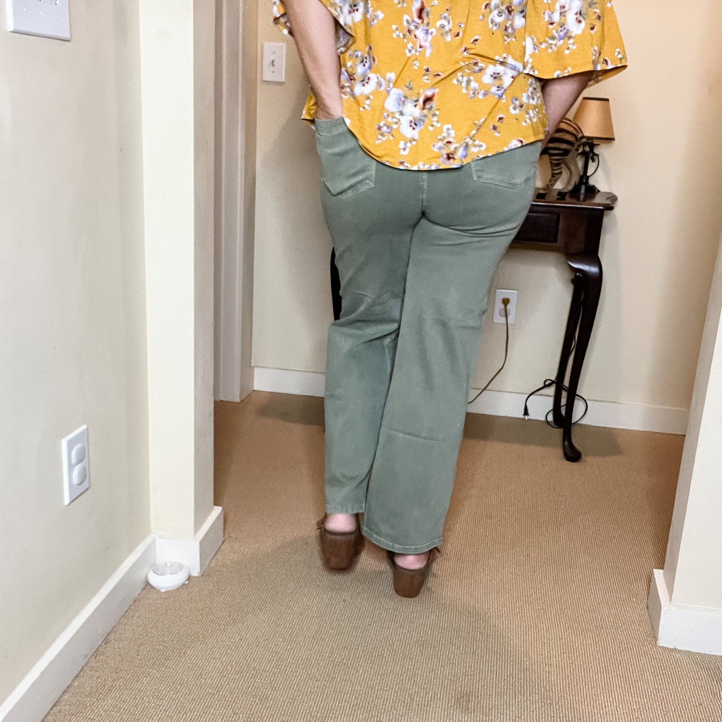 Judy Blue Sage Front Seam Straight Leg Jeans