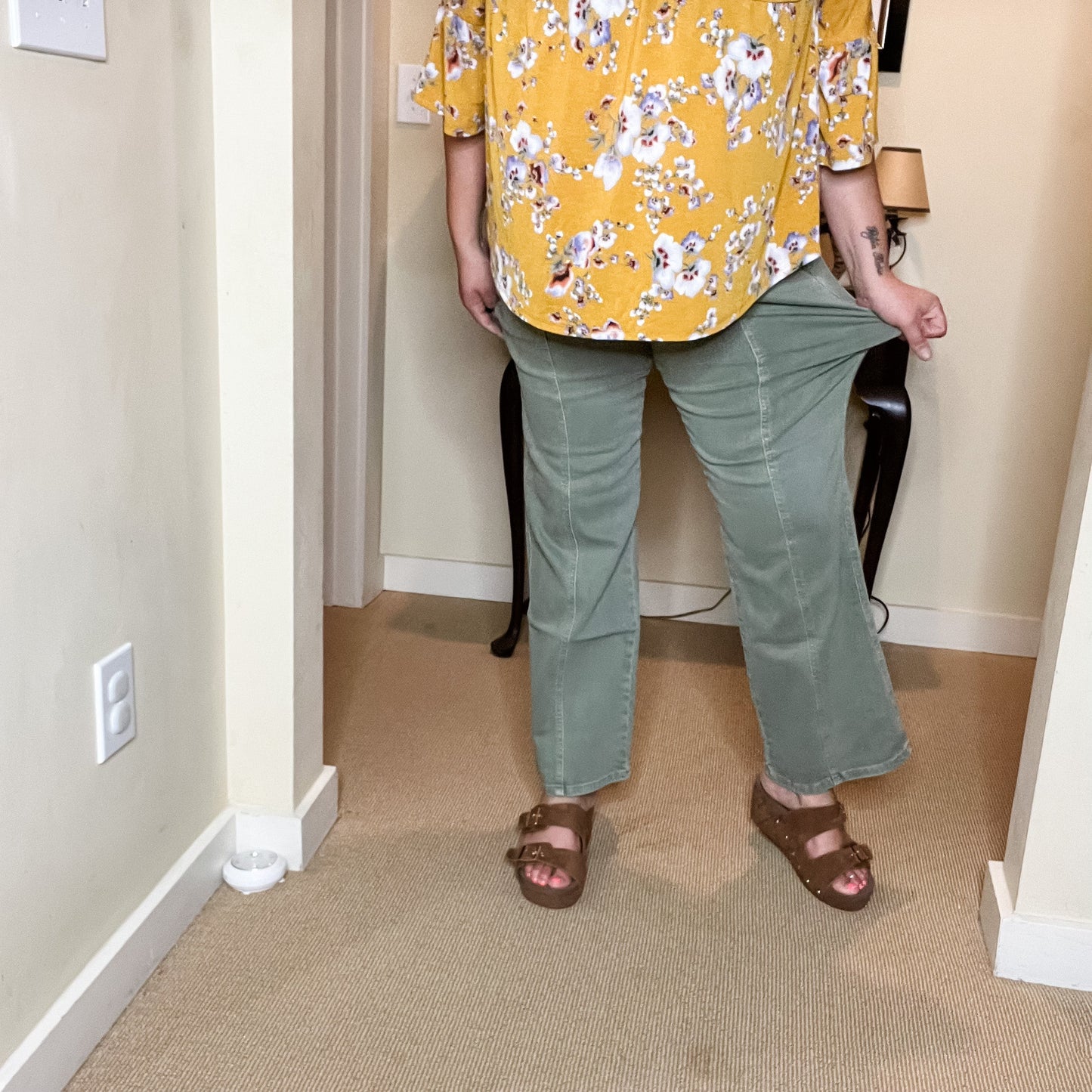 Judy Blue Sage Front Seam Straight Leg Jeans