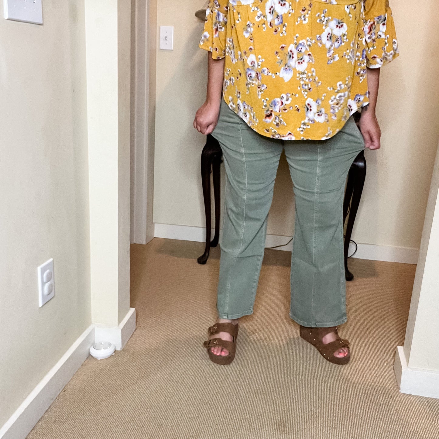 Judy Blue Sage Front Seam Straight Leg Jeans