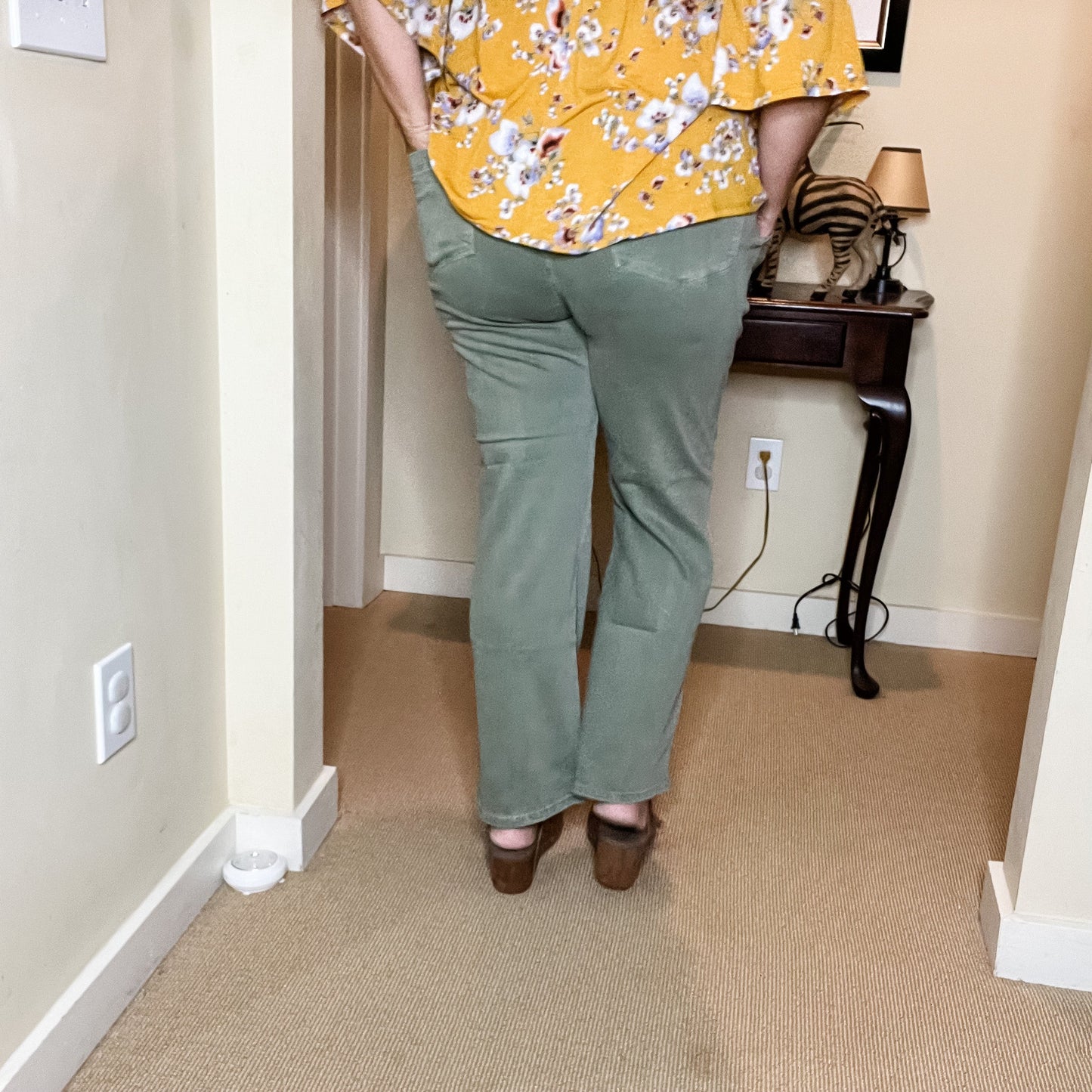 Judy Blue Sage Front Seam Straight Leg Jeans