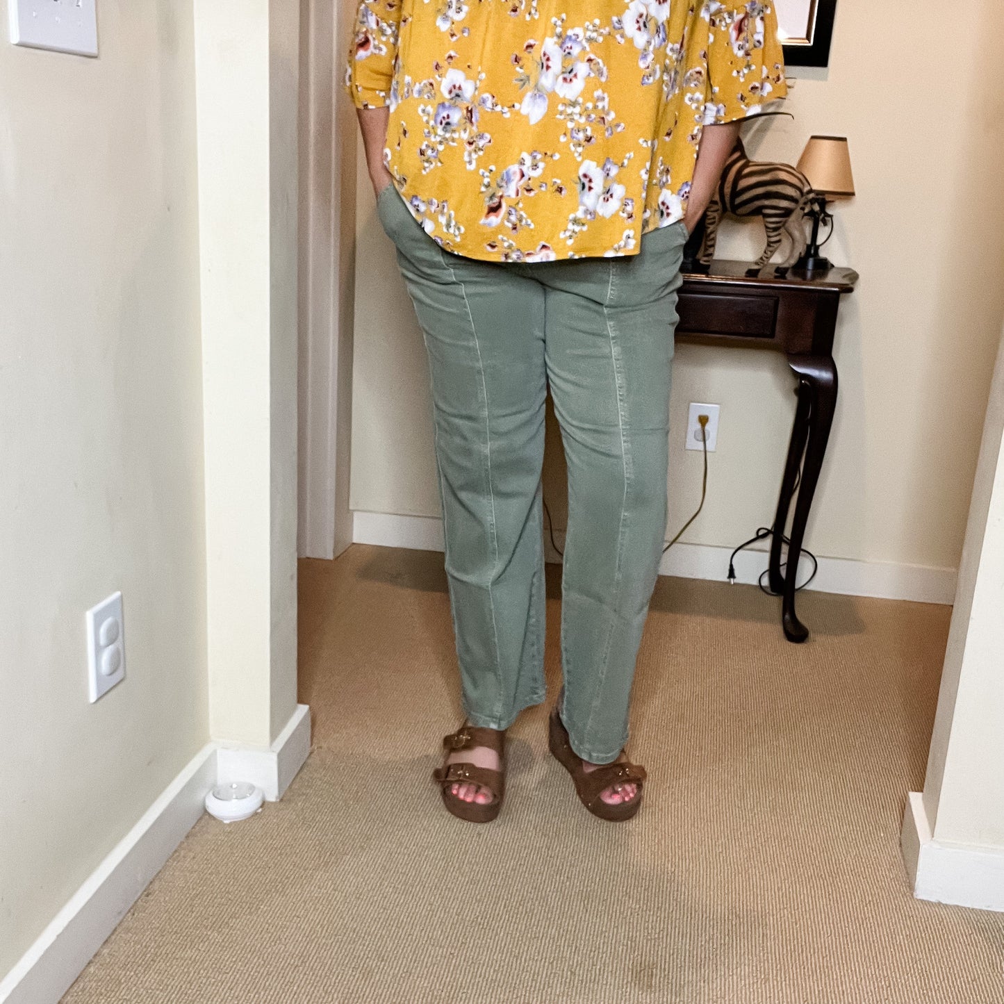 Judy Blue Sage Front Seam Straight Leg Jeans