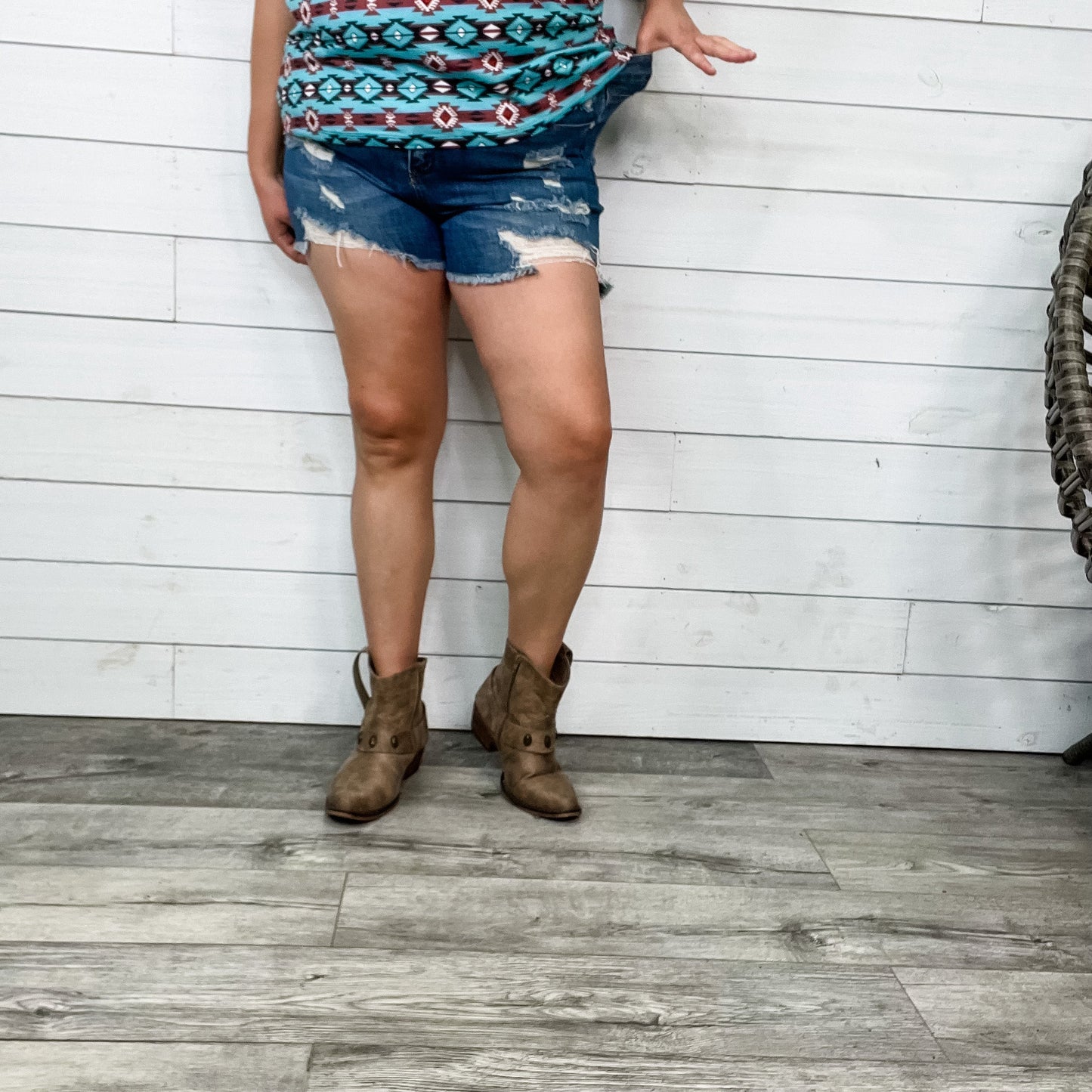 Judy Blue "Shorty Was Here" Mega Destroyed Shorts