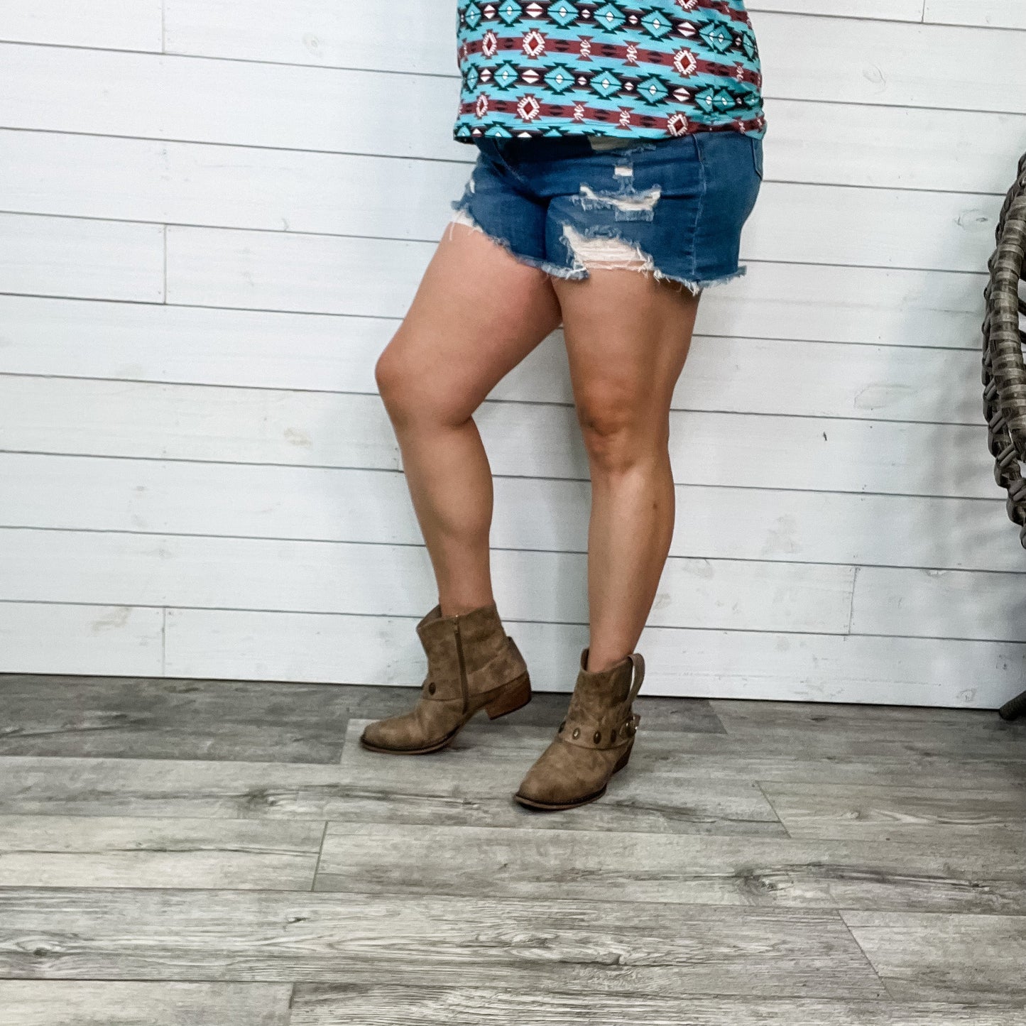 Judy Blue "Shorty Was Here" Mega Destroyed Shorts