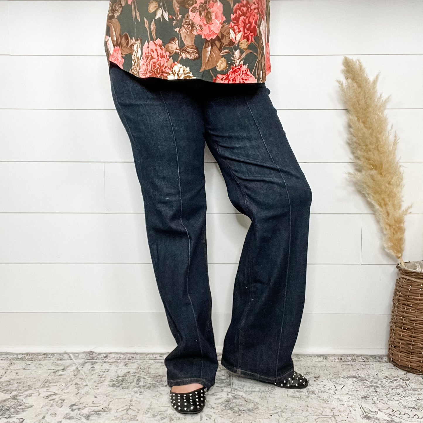 Judy Blue "Sky High" Wide Leg Jeans