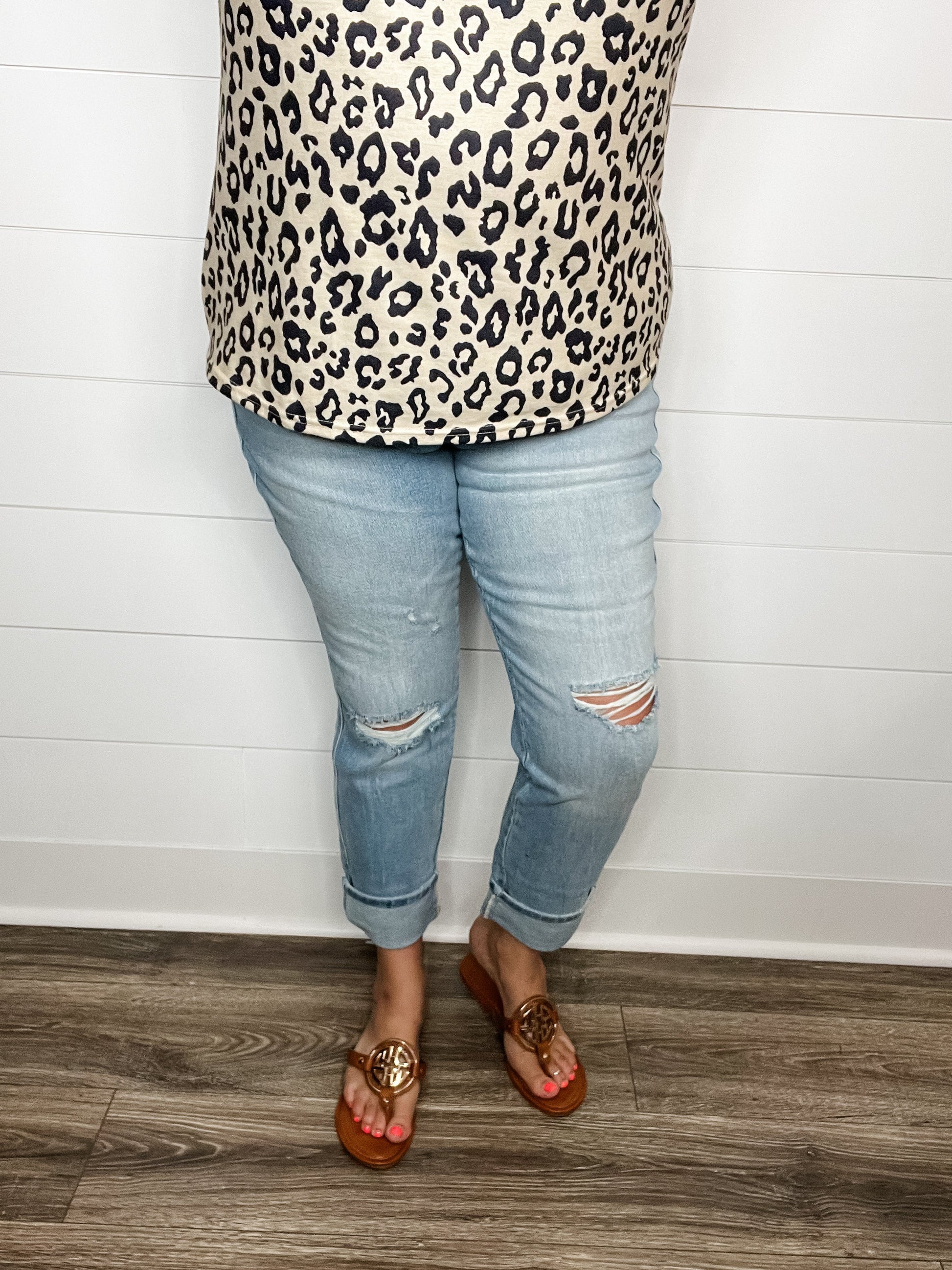 Judy Blue "Star Bright" Boyfriend Jeans