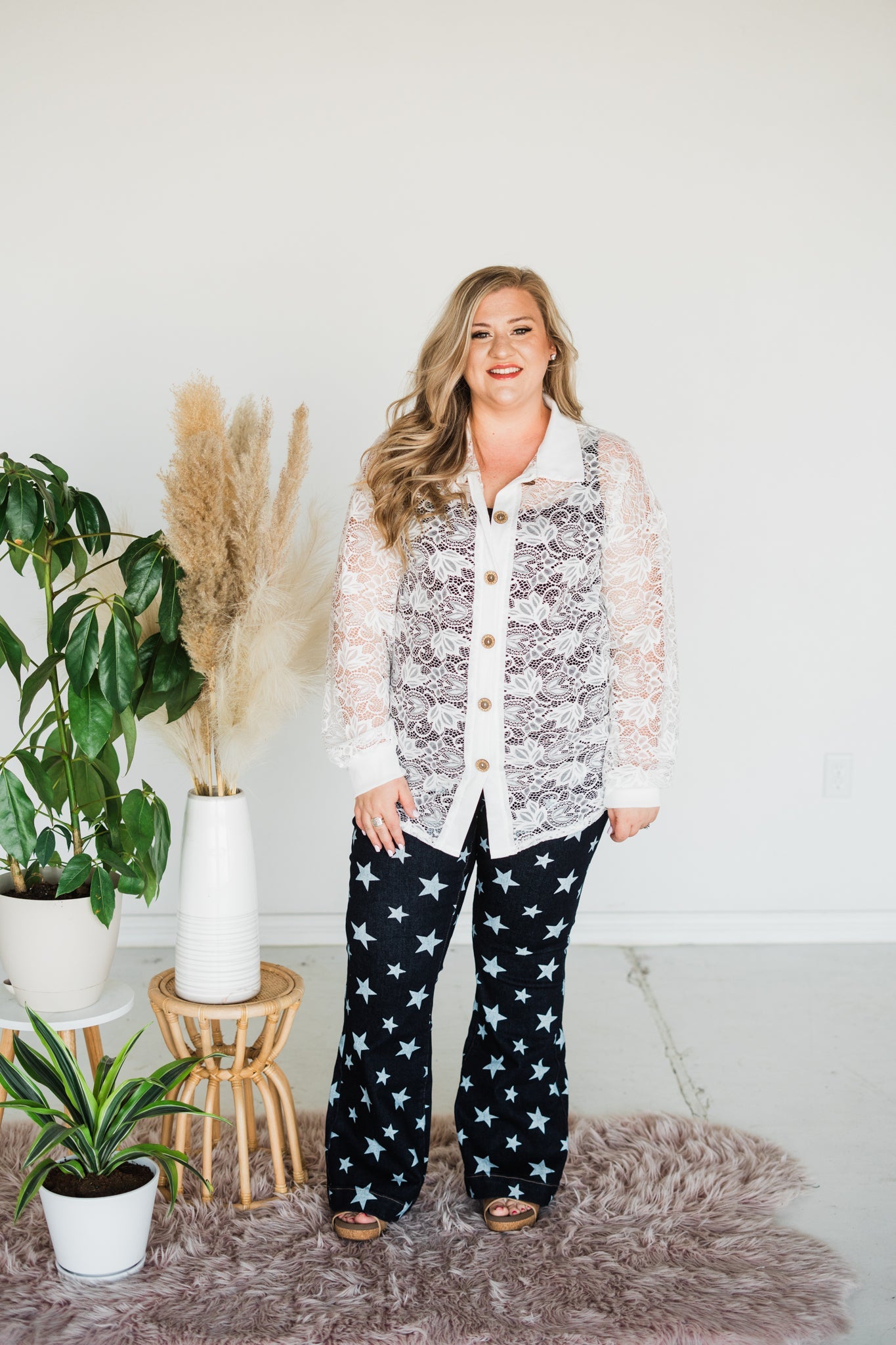 Judy Blue Star Trouser Flares