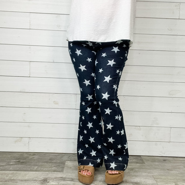 Judy Blue Star Trouser Flares