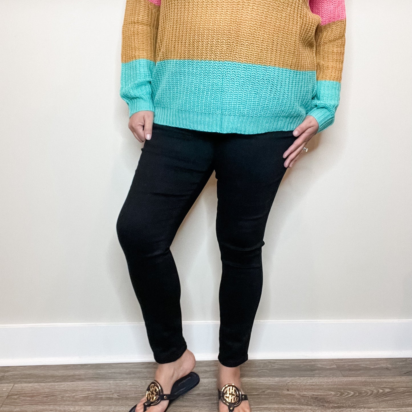 Judy Blue "Sweet Nothings" Tummy Control Black Skinny Jeans