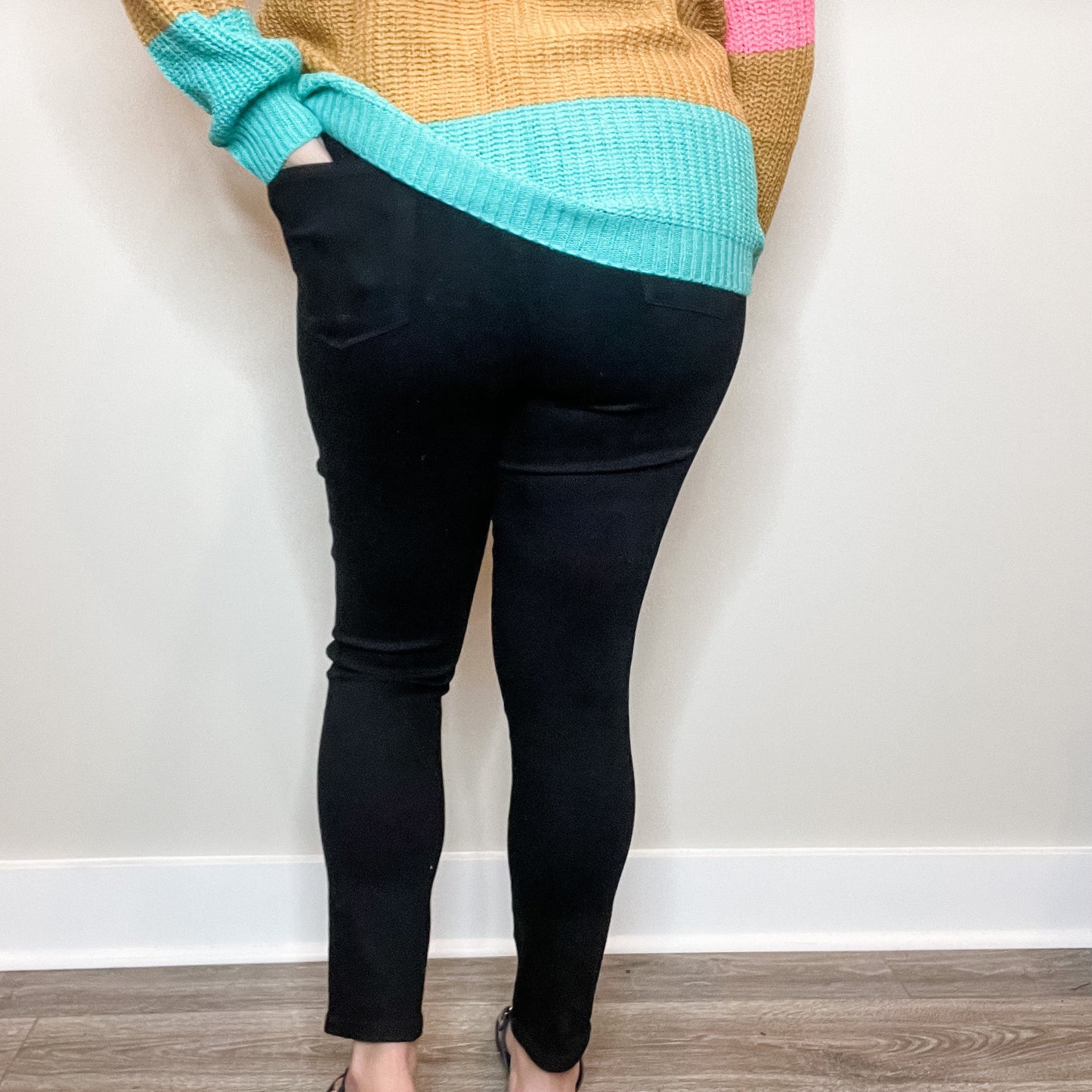 Judy Blue "Sweet Nothings" Tummy Control Black Skinny Jeans