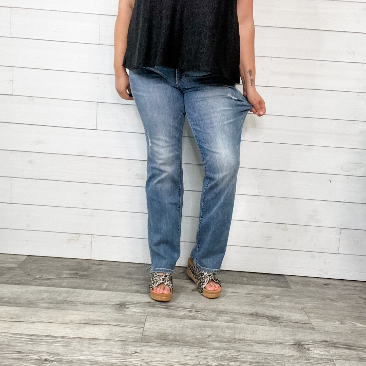 Judy Blue "Wild Horses" Straight Leg Jeans