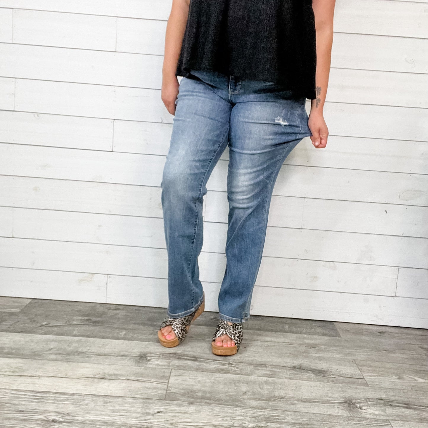 Judy Blue "Wild Horses" Straight Leg Jeans