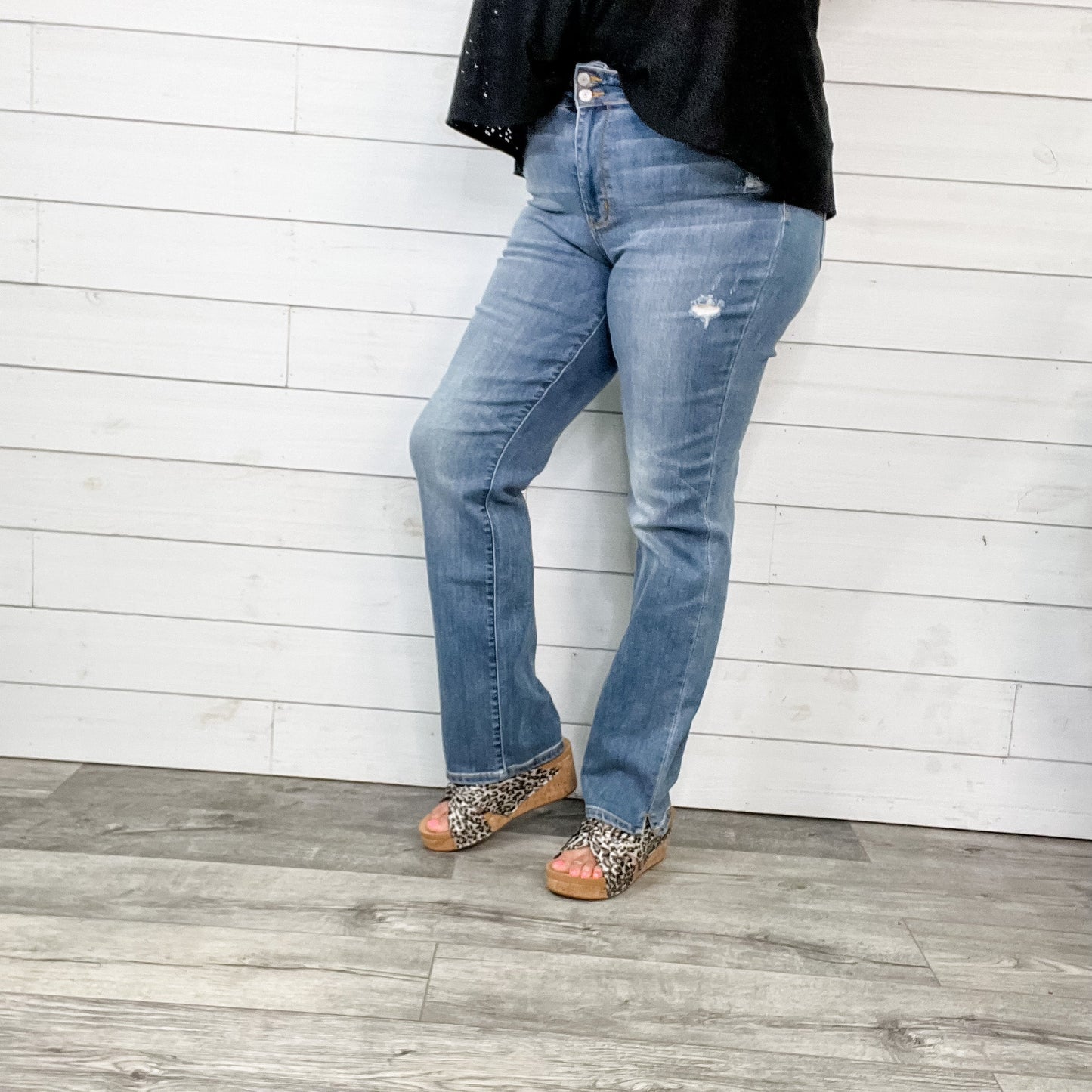 Judy Blue "Wild Horses" Straight Leg Jeans