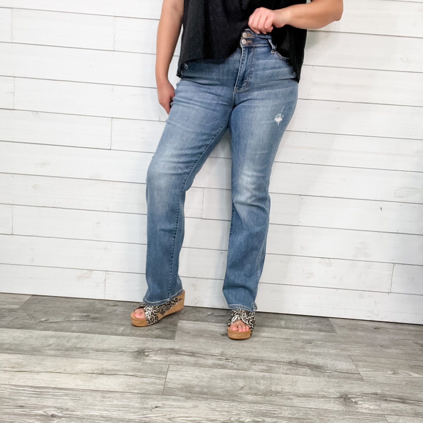 Judy Blue "Wild Horses" Straight Leg Jeans