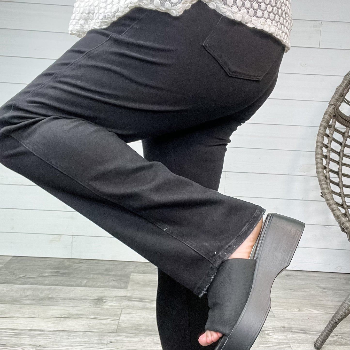 Judy Blue Yo Daddio Black Dad Jeans