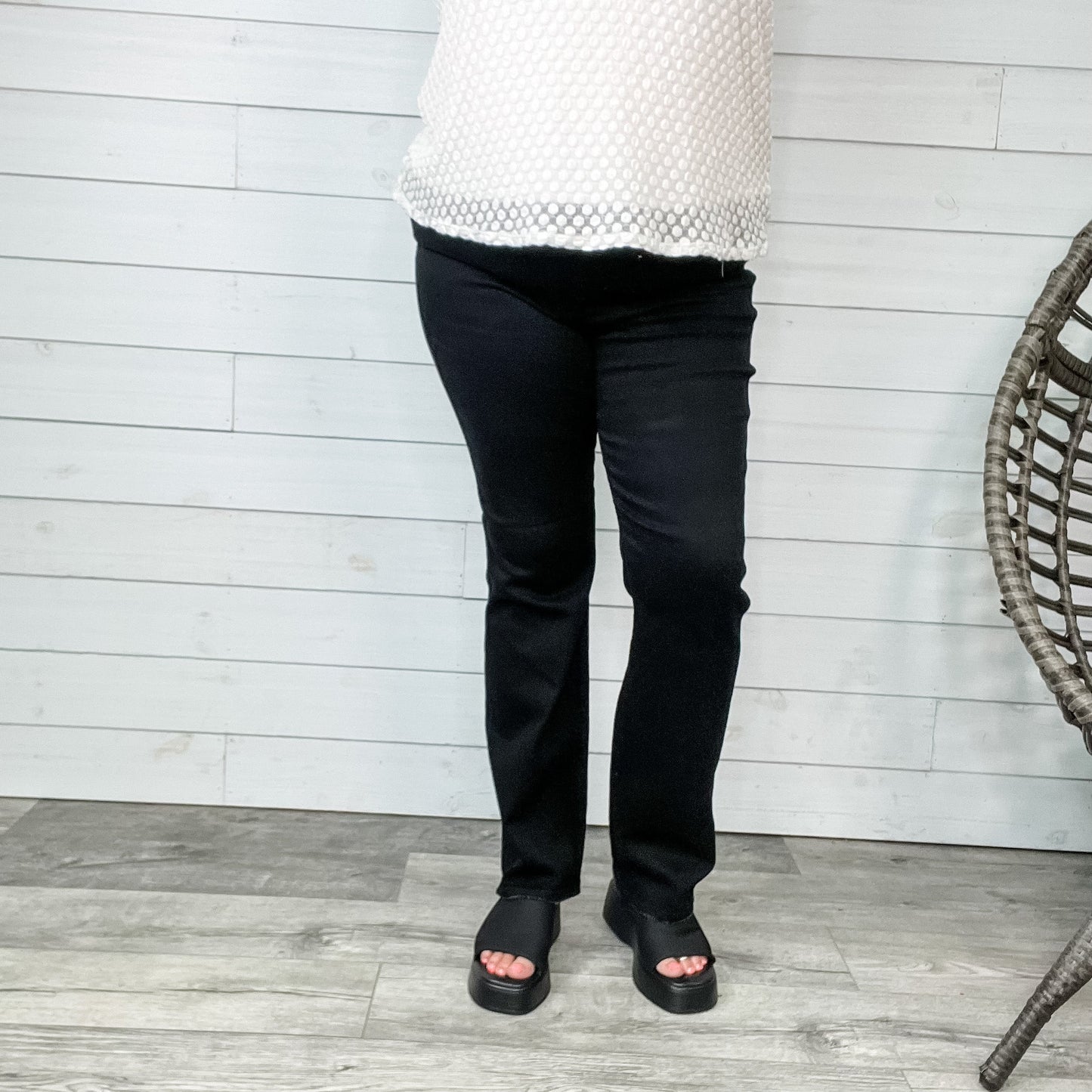 Judy Blue Yo Daddio Black Dad Jeans