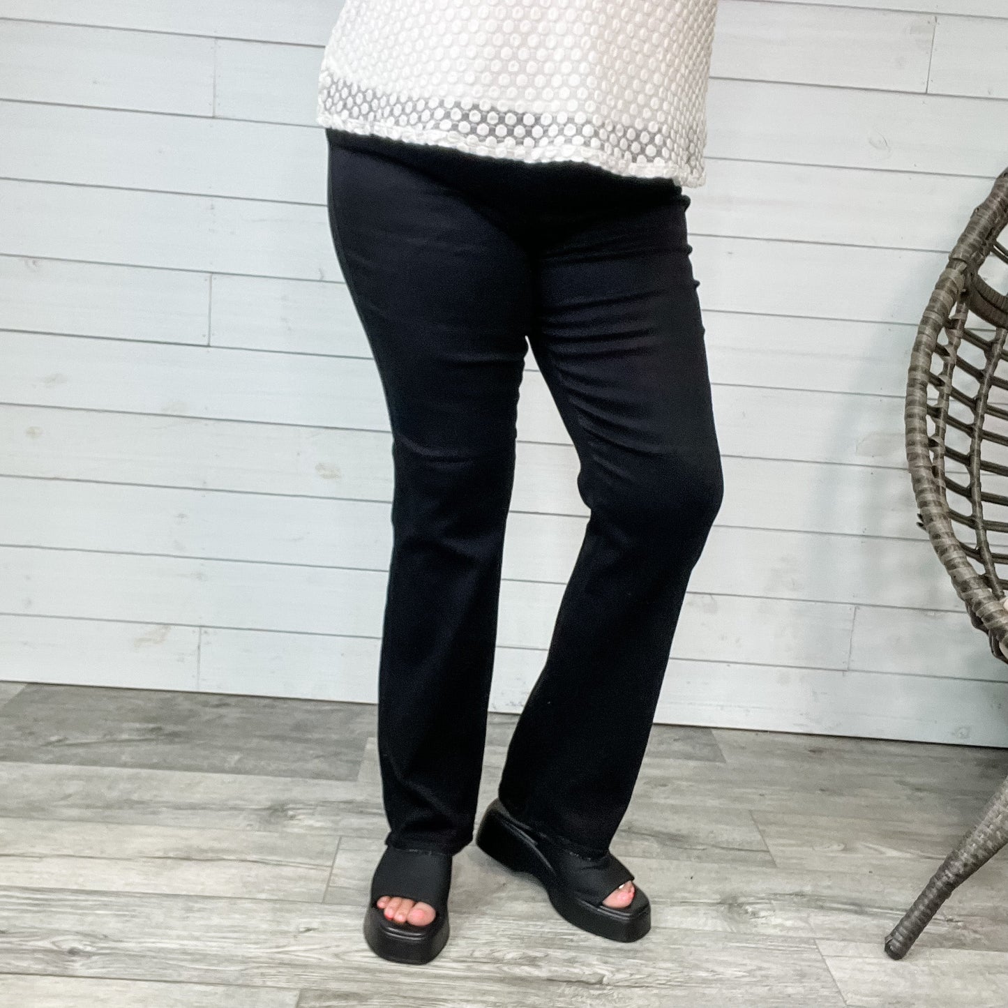 Judy Blue Yo Daddio Black Dad Jeans