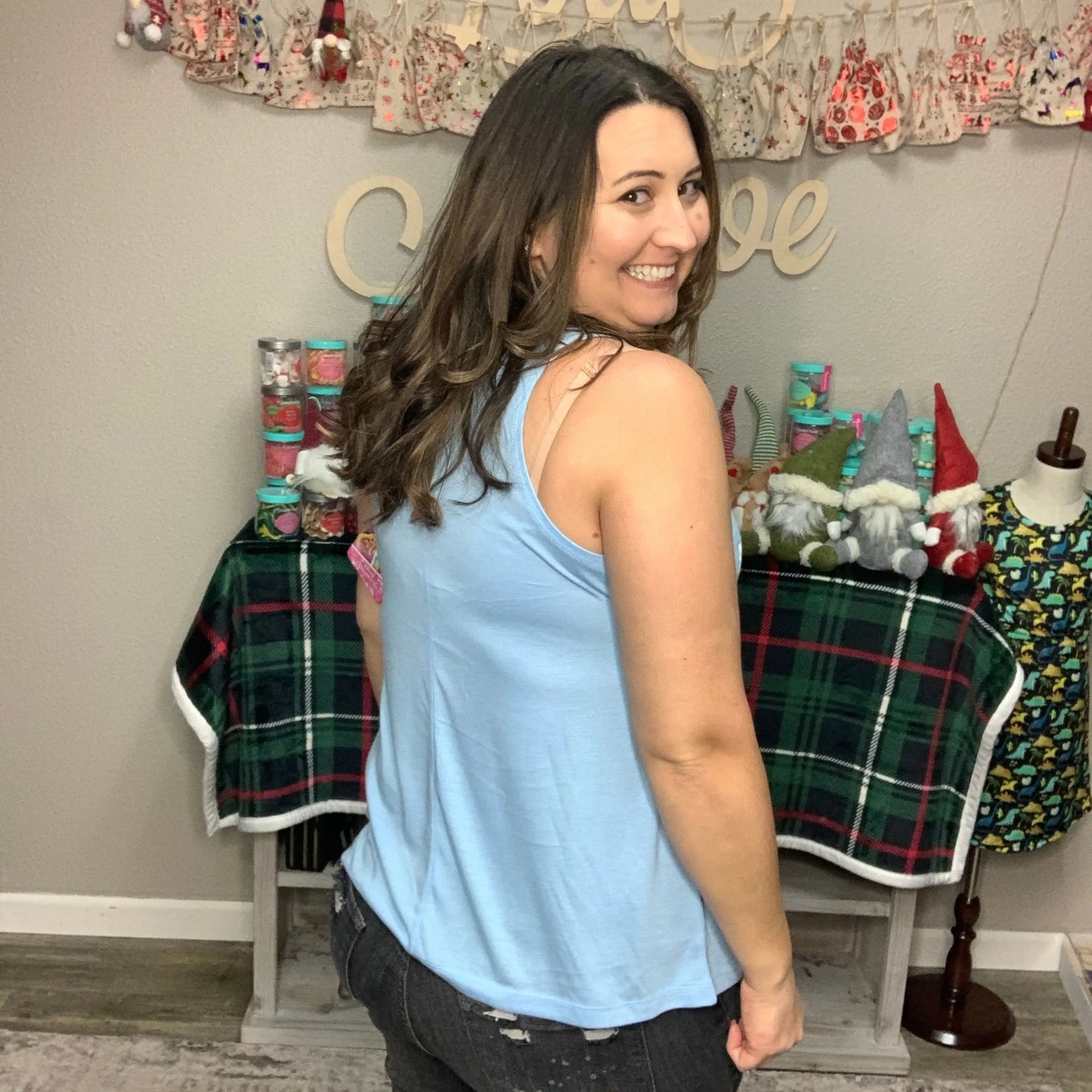 Junior Sizing Disney Castle (If Lost) Tank Top