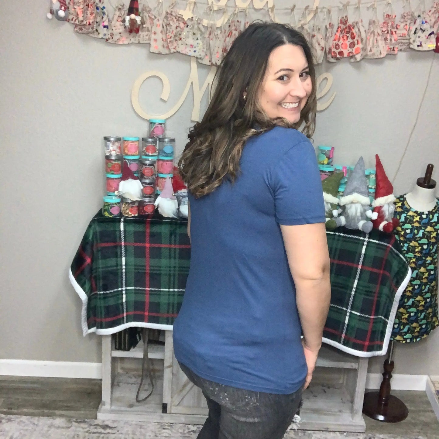 Junior Sizing Disney Stitch Keyhole Shirt