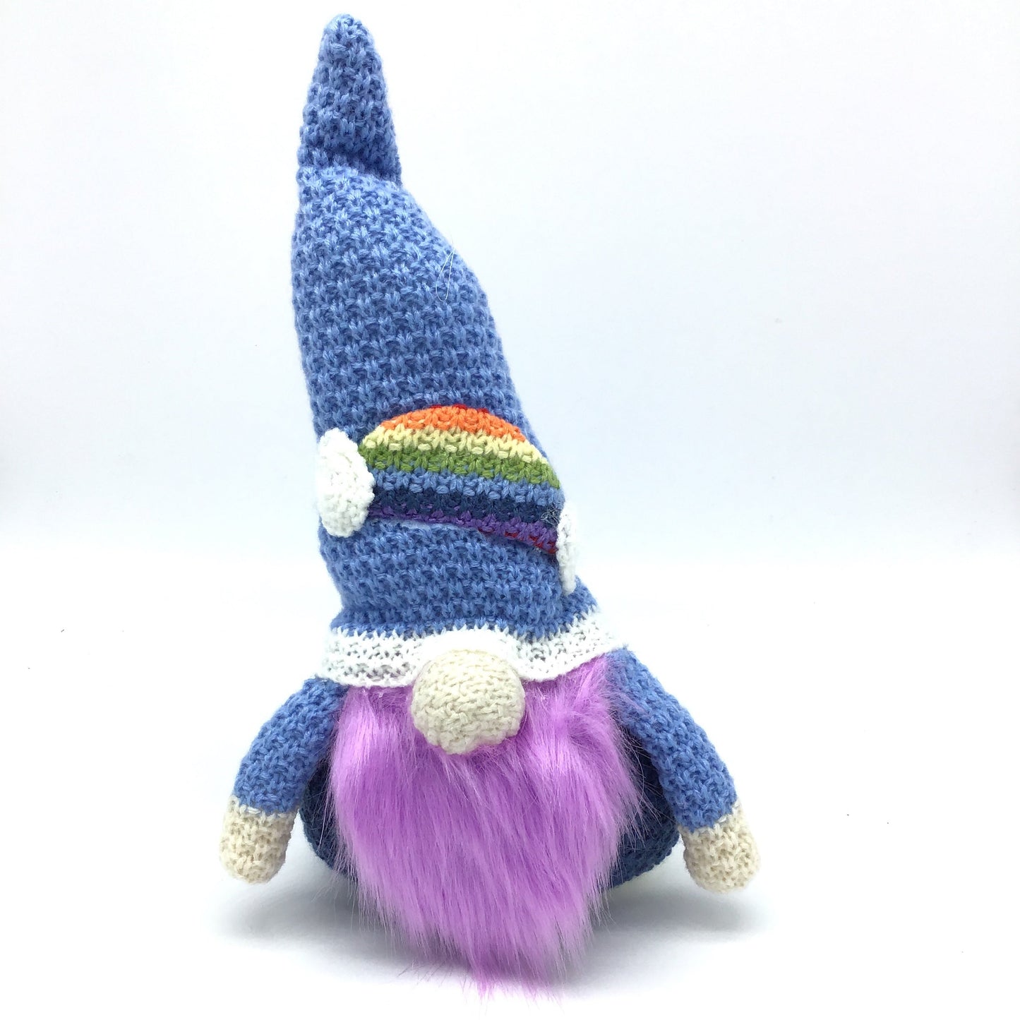 Knit Rainbow Gnomes ( Blue or Purple)