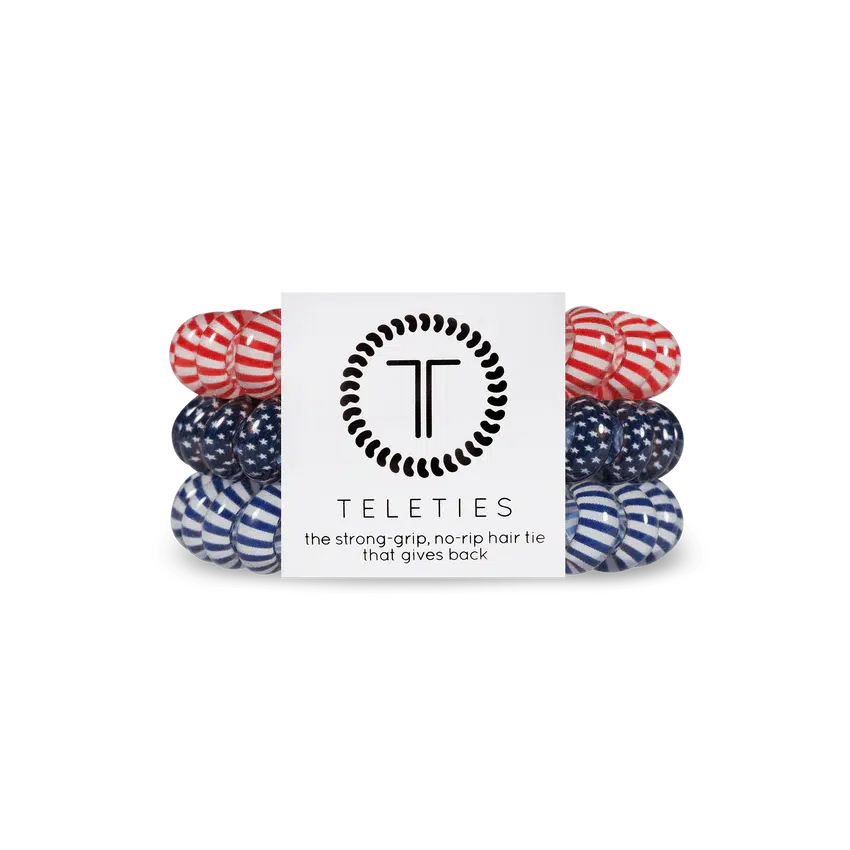 Large Teleties Hair Bands Set of 3 (Multiple Colors)