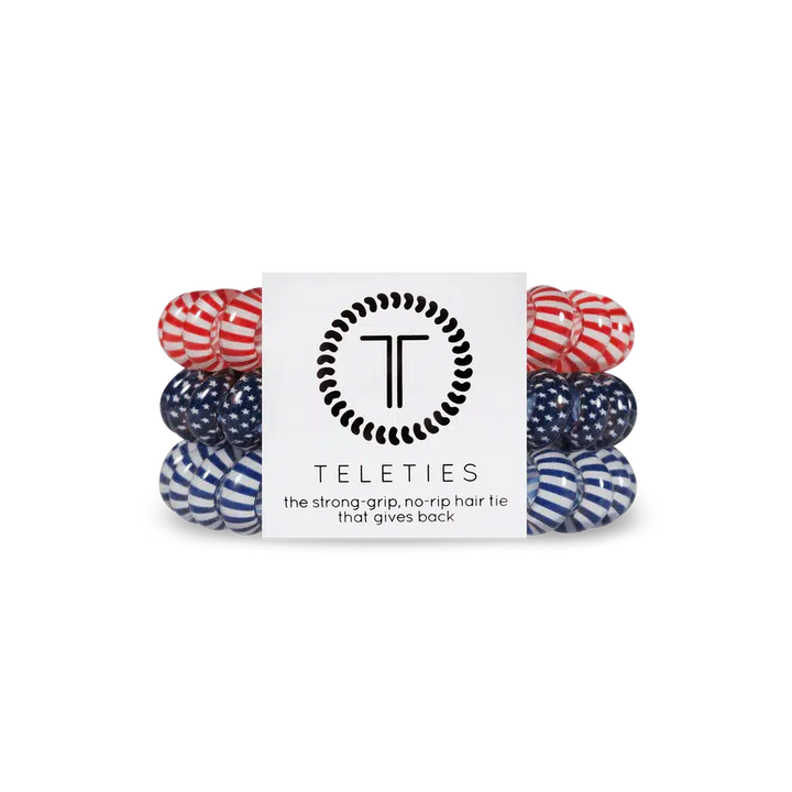 Large Teleties Hair Bands Set of 3 (Multiple Colors)