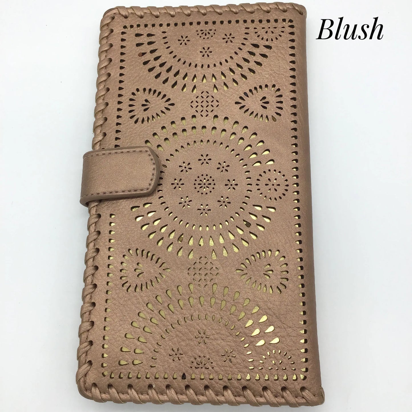 Laser Cut Dual Color Passport Size Wallet-Lola Monroe Boutique