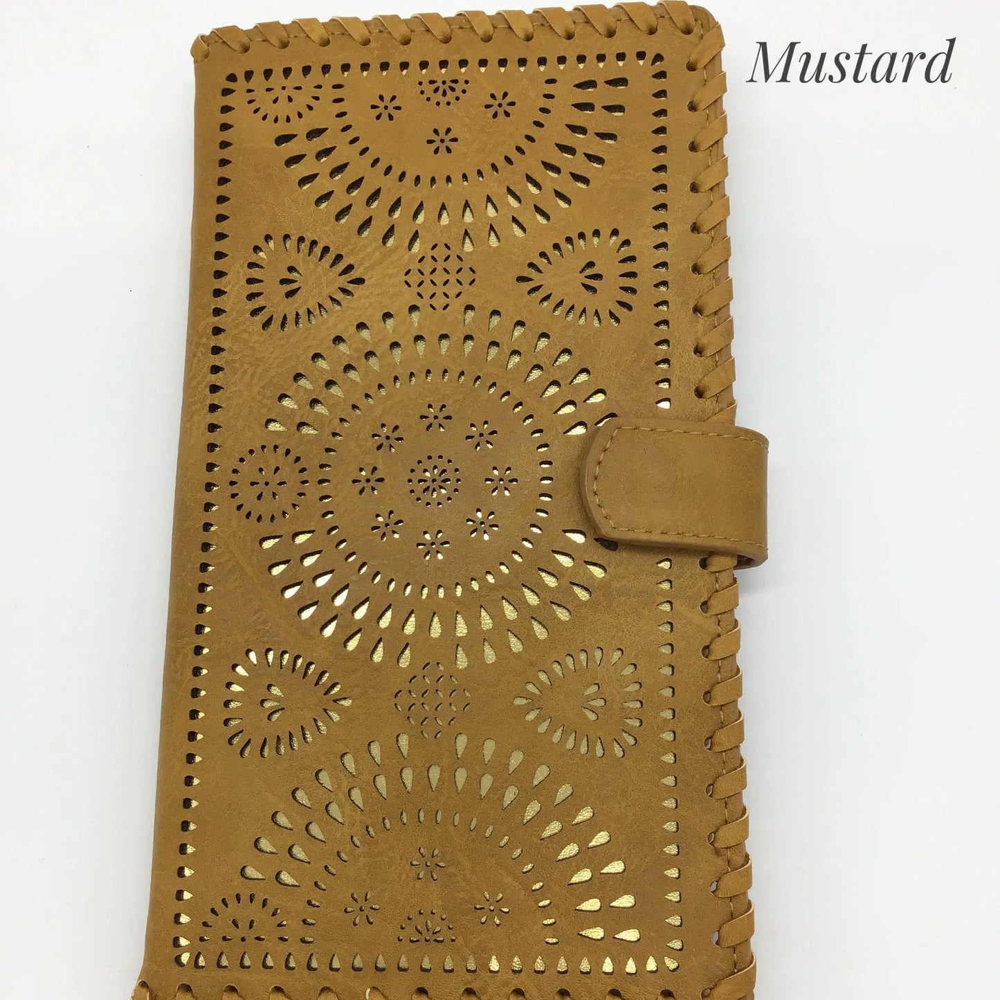 Laser Cut Dual Color Passport Size Wallet-Lola Monroe Boutique