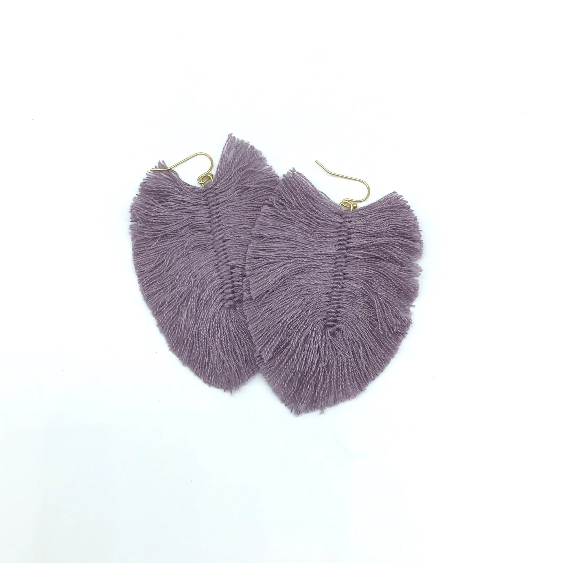 Leaf Fringe Drop Earrings (Multiple Colors Available)