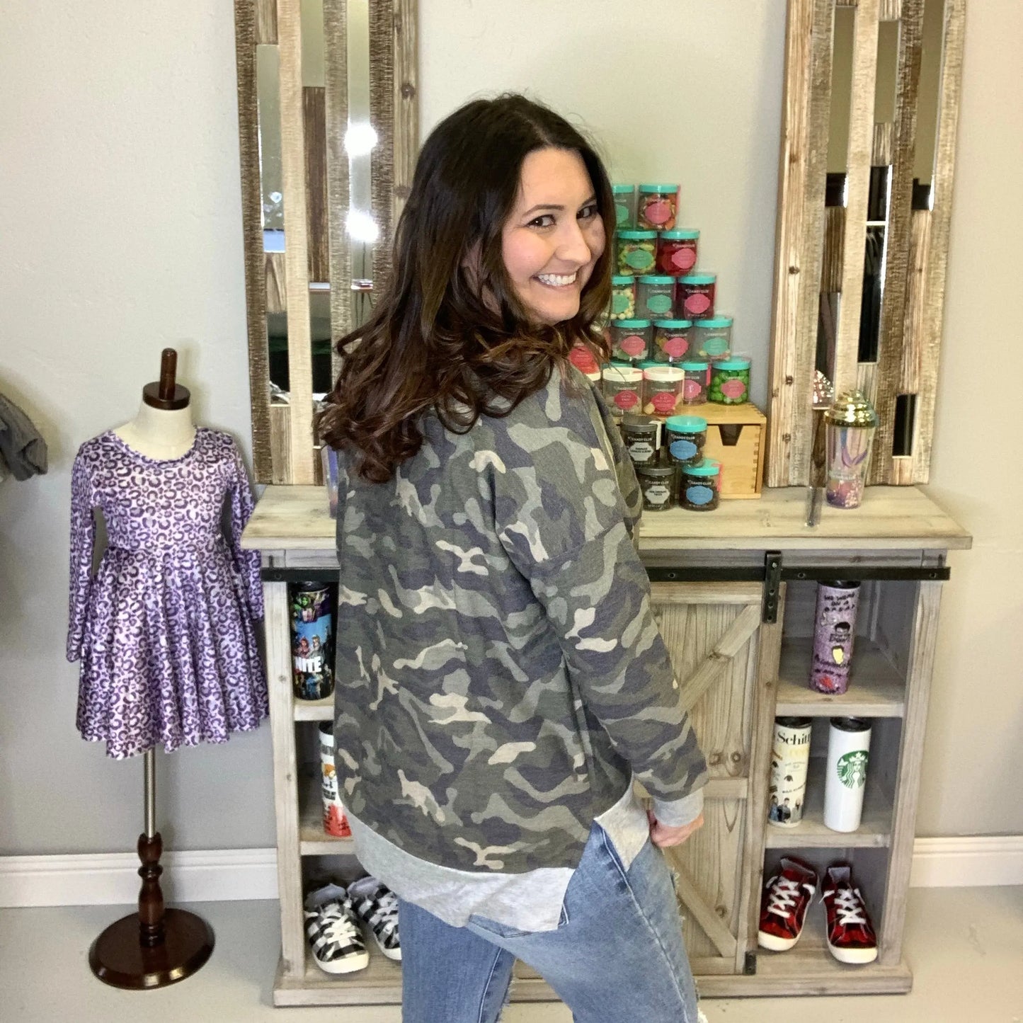 "Lieutenant" Camo Long Sleeve