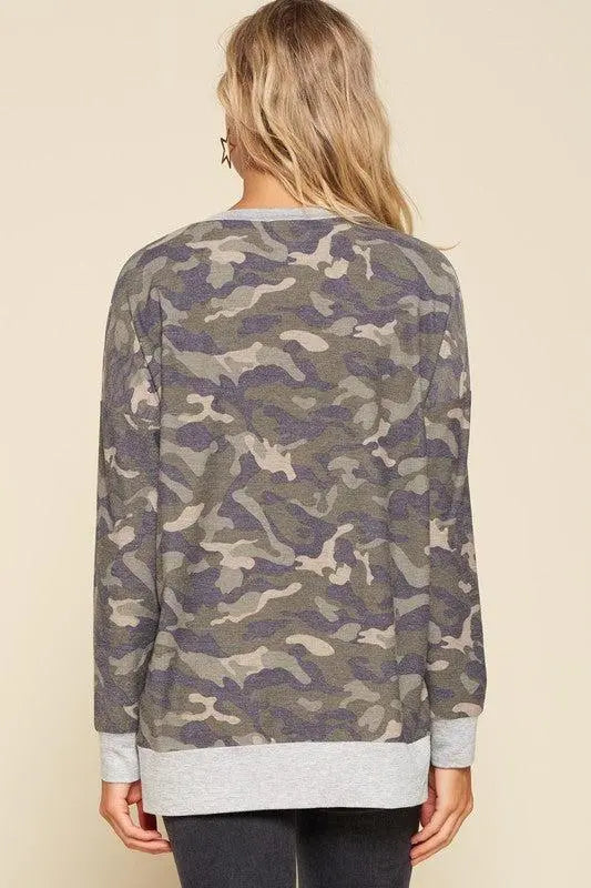 "Lieutenant" Camo Long Sleeve