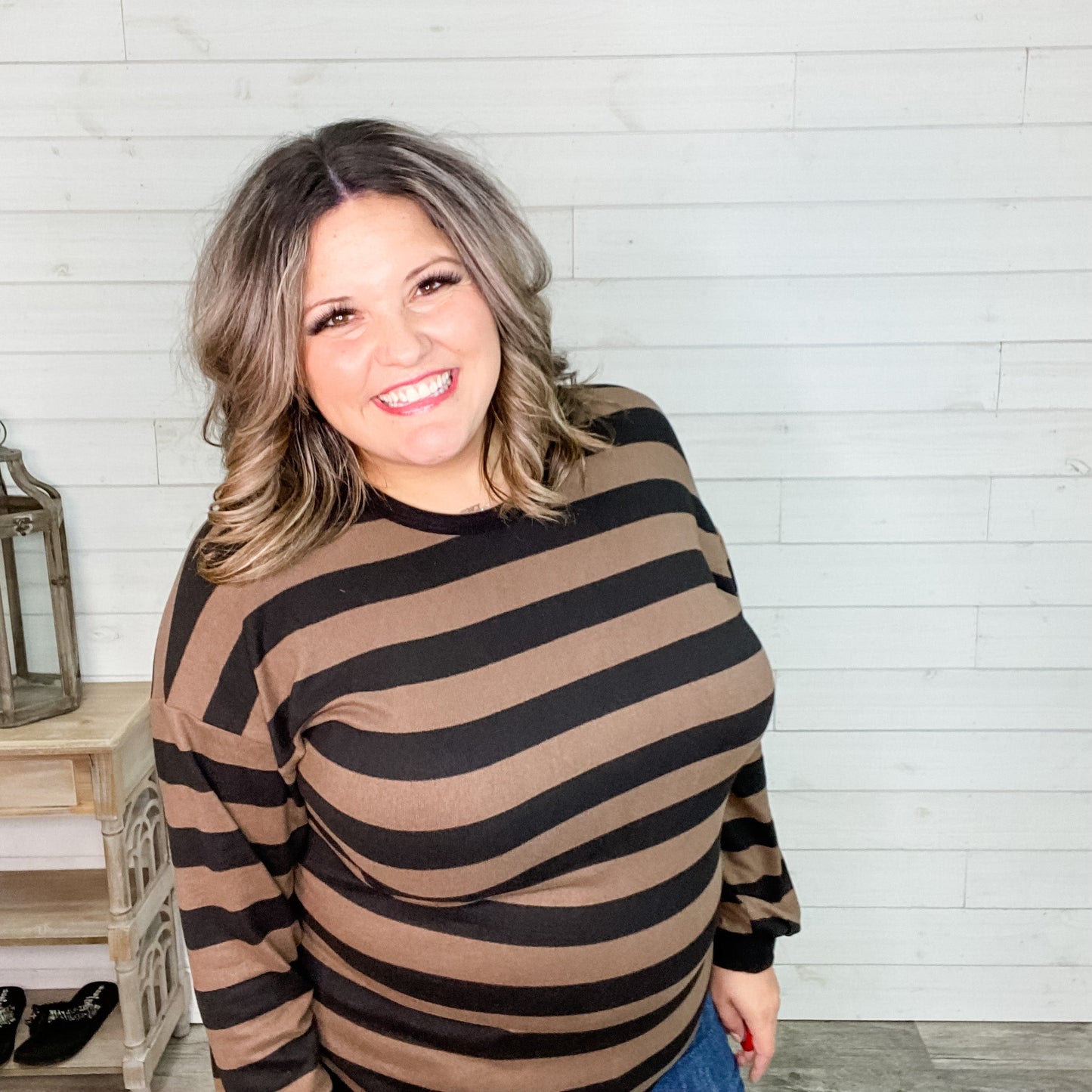 "Linda" Long Sleeve Round Neck