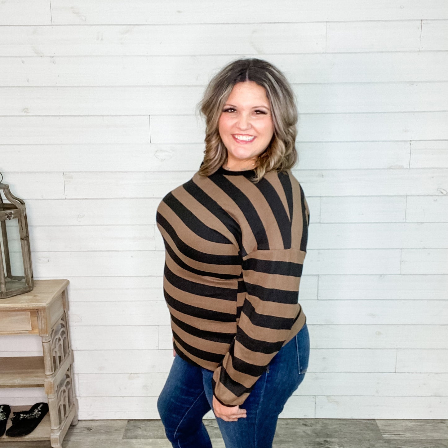 "Linda" Long Sleeve Round Neck