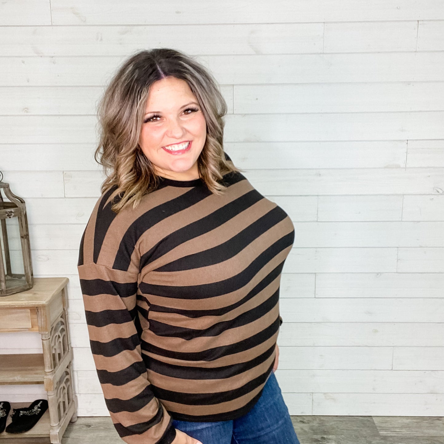 "Linda" Long Sleeve Round Neck