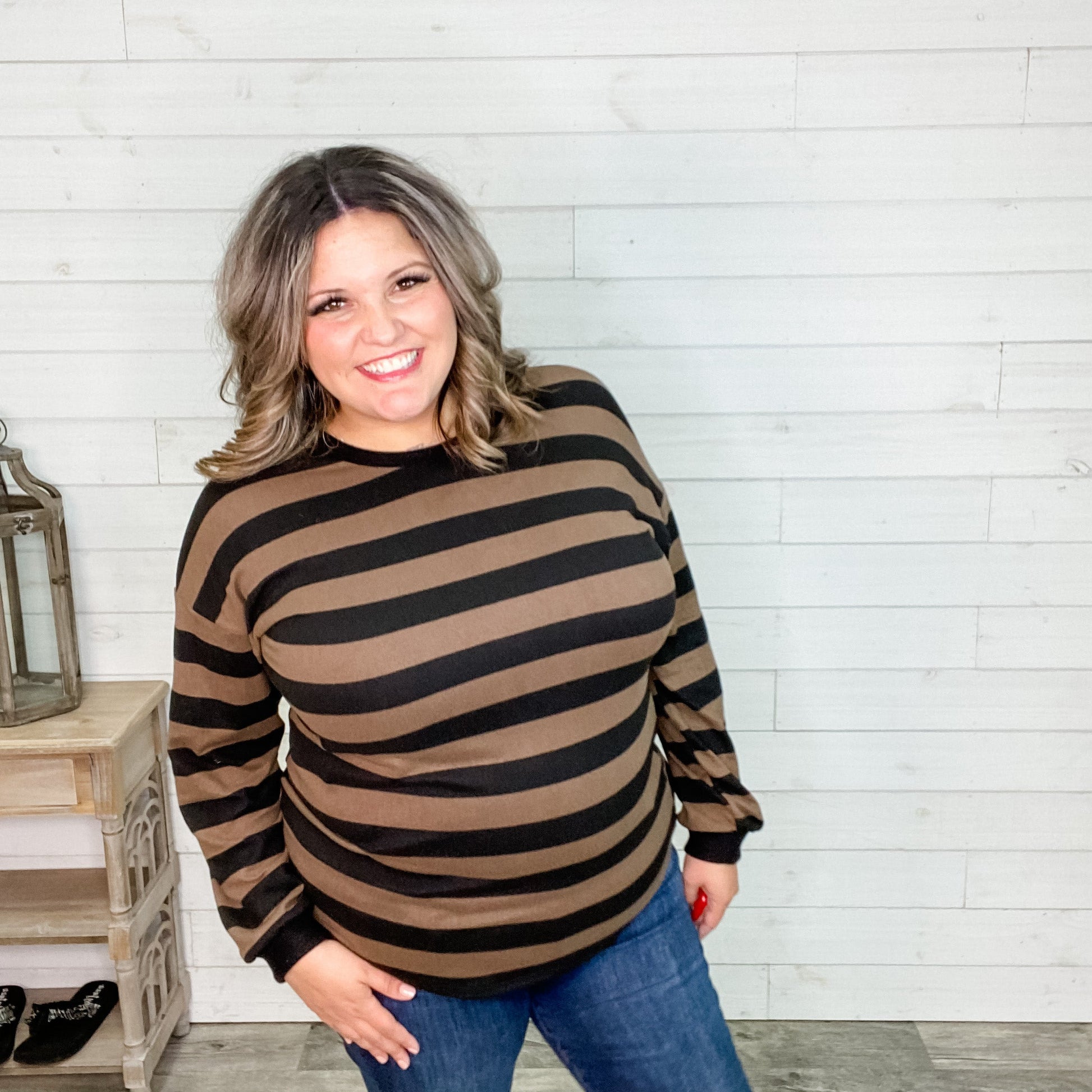 "Linda" Long Sleeve Round Neck