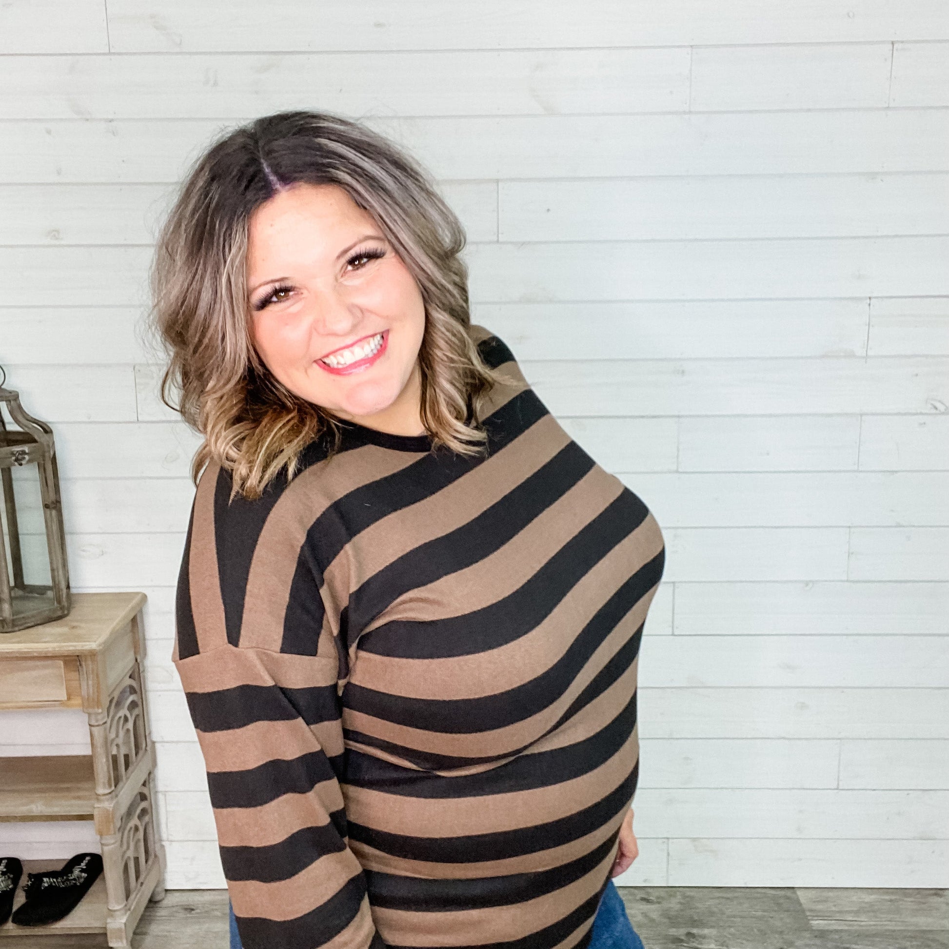 "Linda" Long Sleeve Round Neck