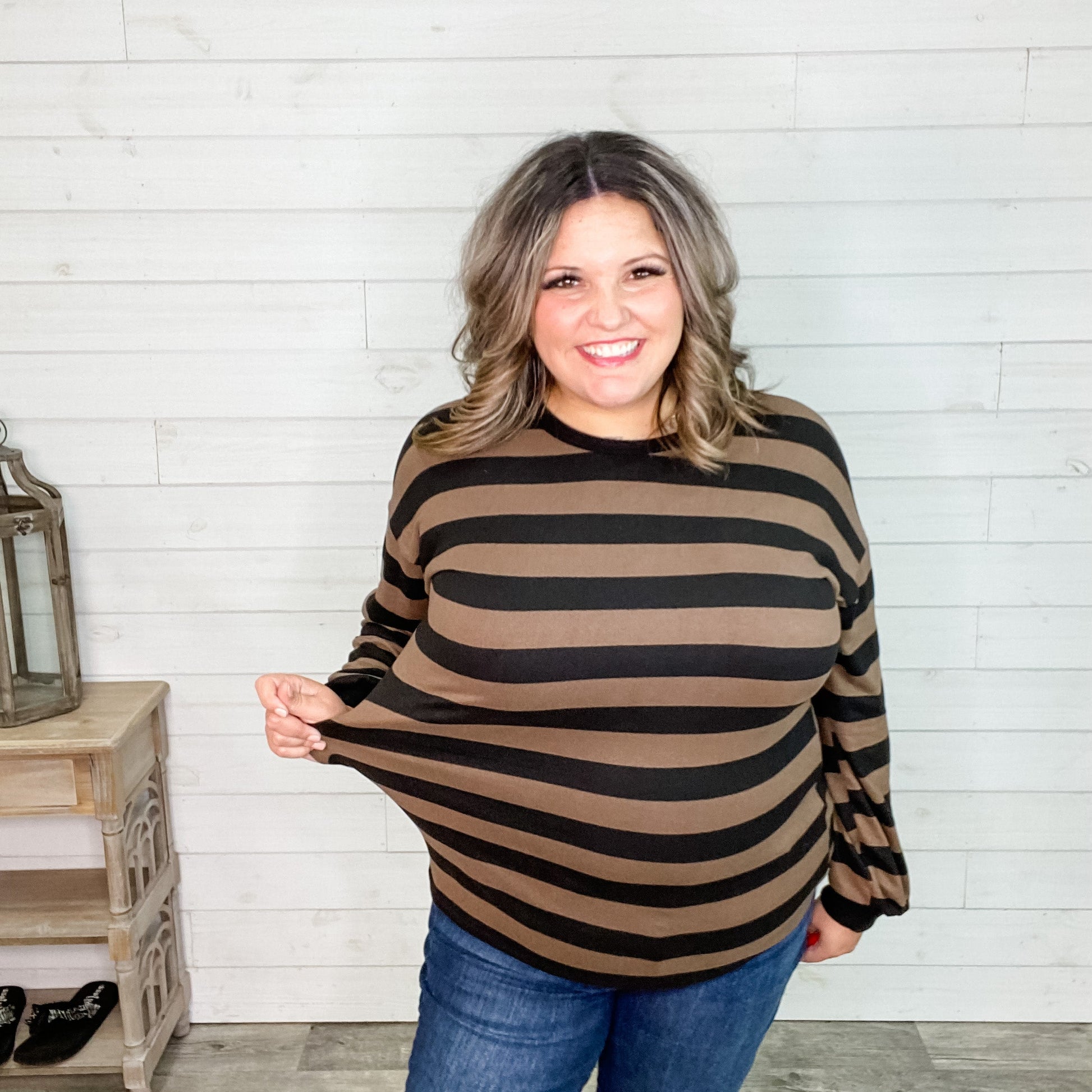 "Linda" Long Sleeve Round Neck