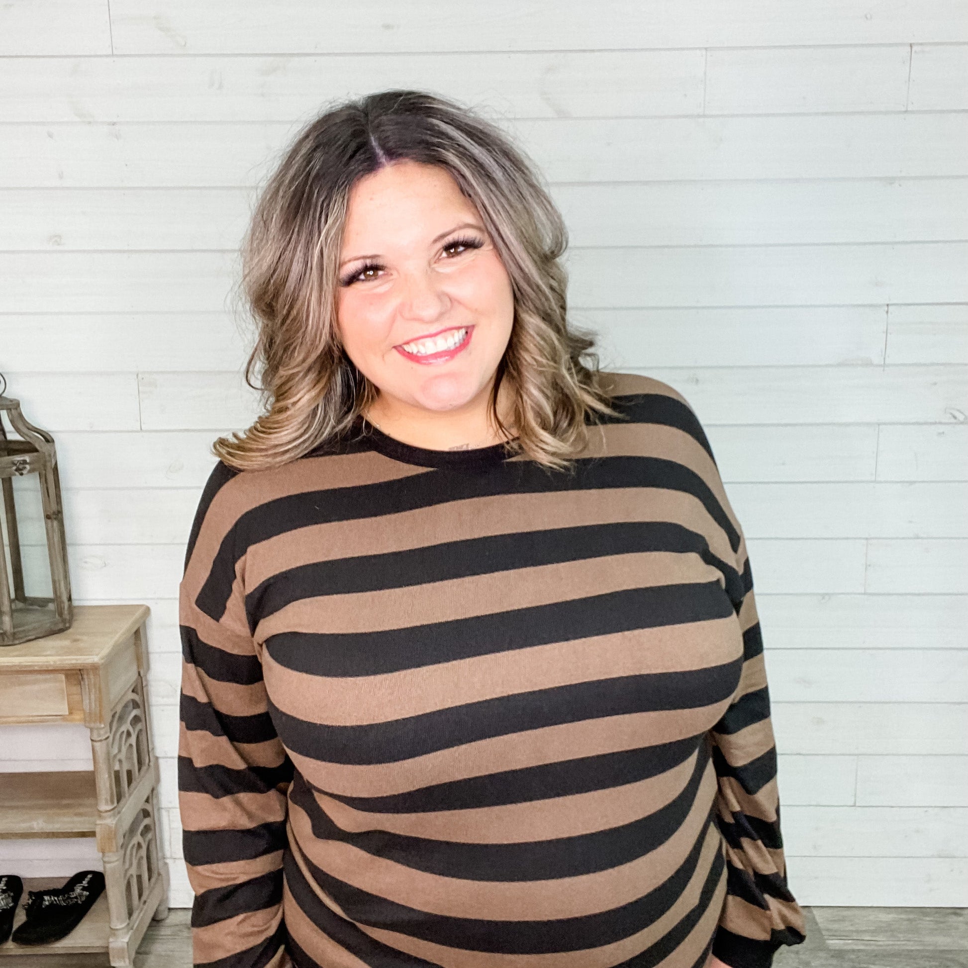 "Linda" Long Sleeve Round Neck