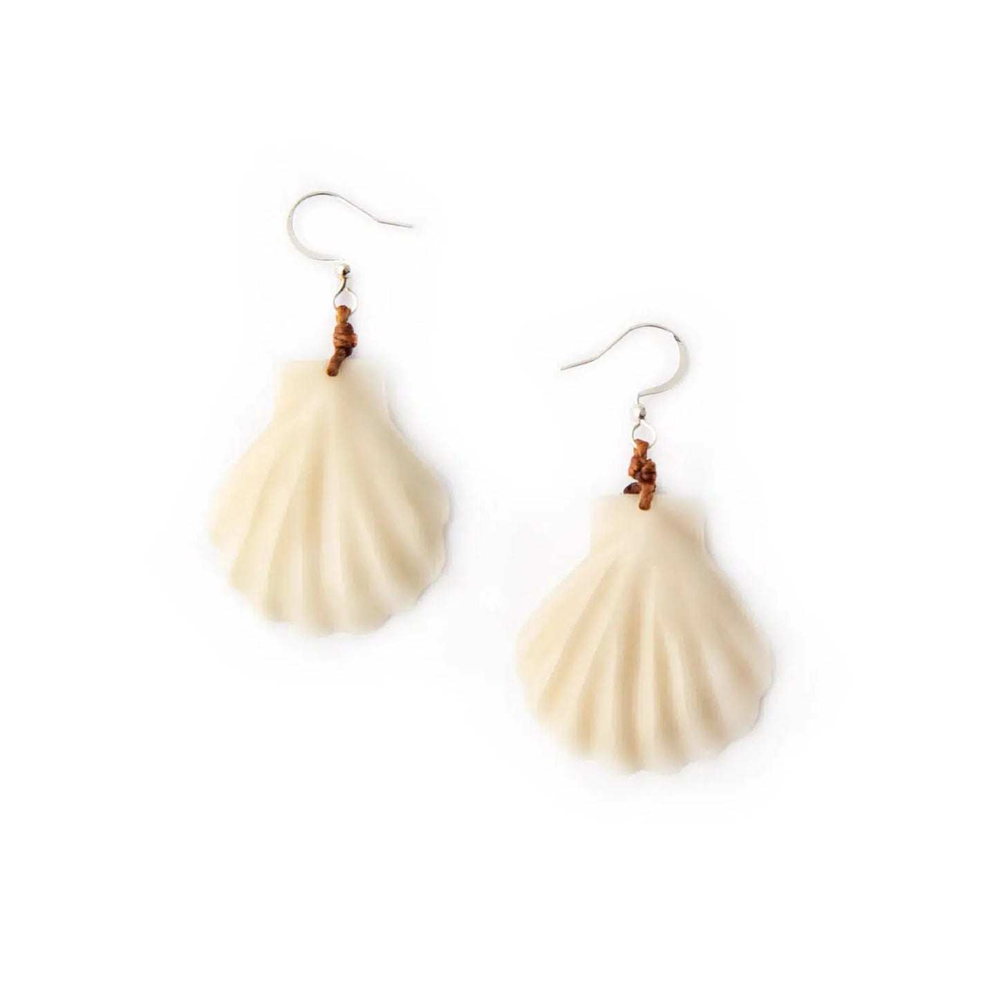 "Malibu" Earrings "Organic Tagua Jewlery"-Lola Monroe Boutique