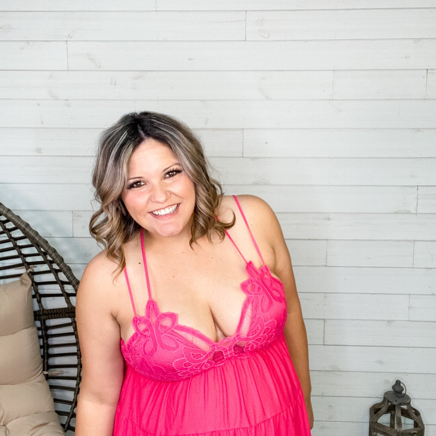 "Marley" Crochet Lace Ruffle Cami (Multiple Colors)