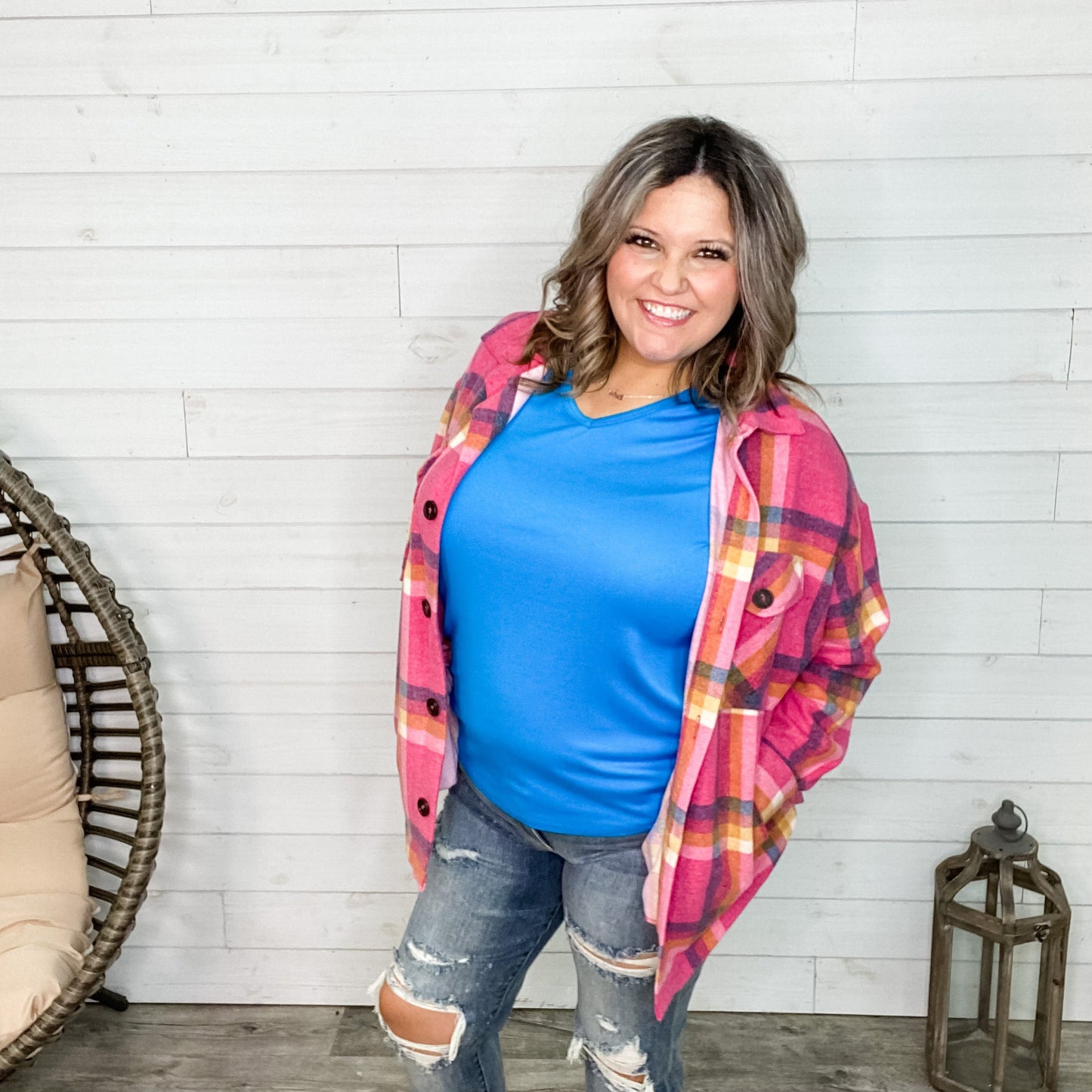 "Mellie" Dolman Style Short Sleeve
