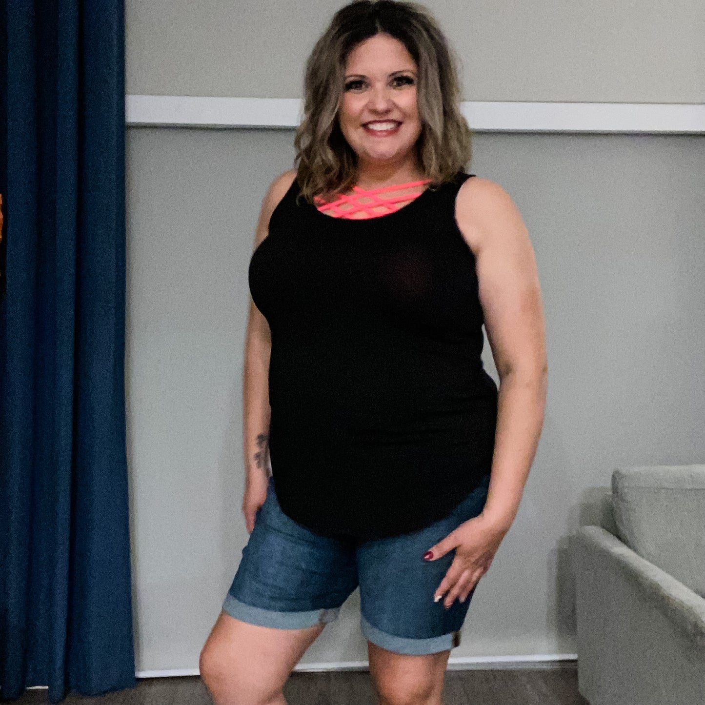 Modal Scoop Neck Relaxed Fit Tank (Multiple Colors)