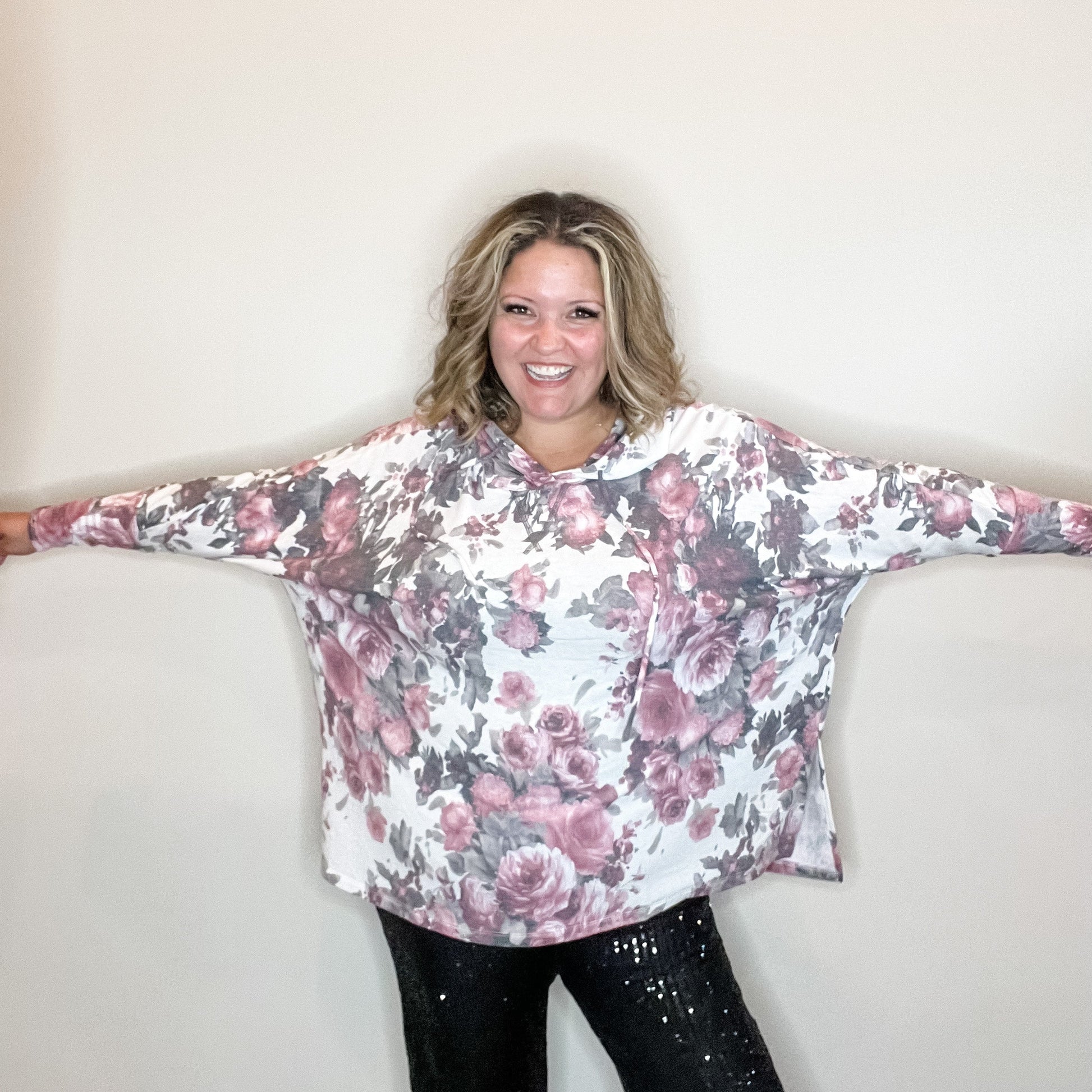 "My Fair Lady" Hoodie with Side Slits