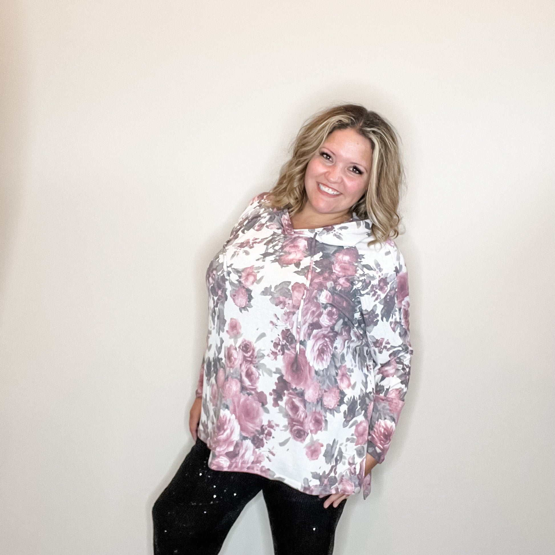 "My Fair Lady" Hoodie with Side Slits