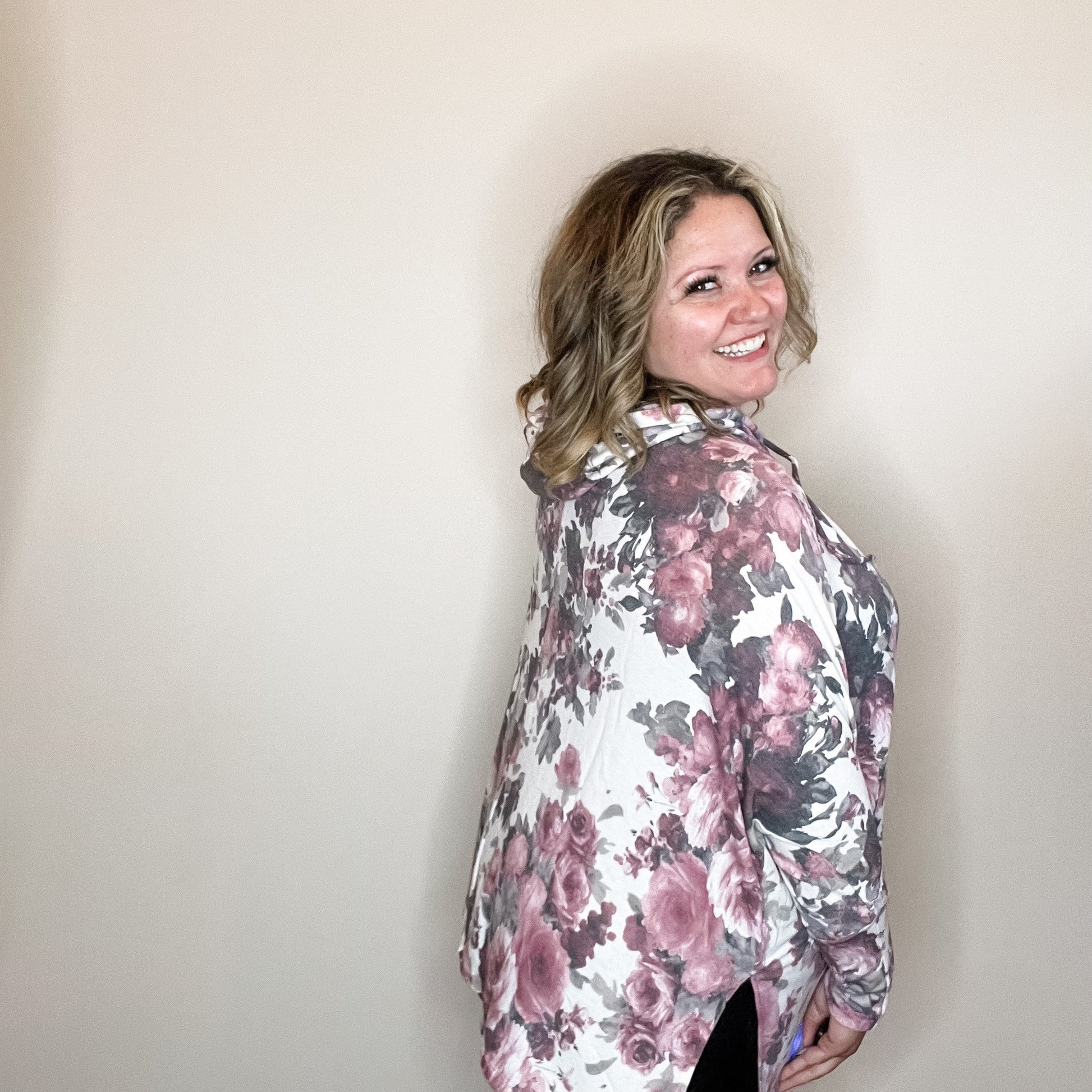 "My Fair Lady" Hoodie with Side Slits