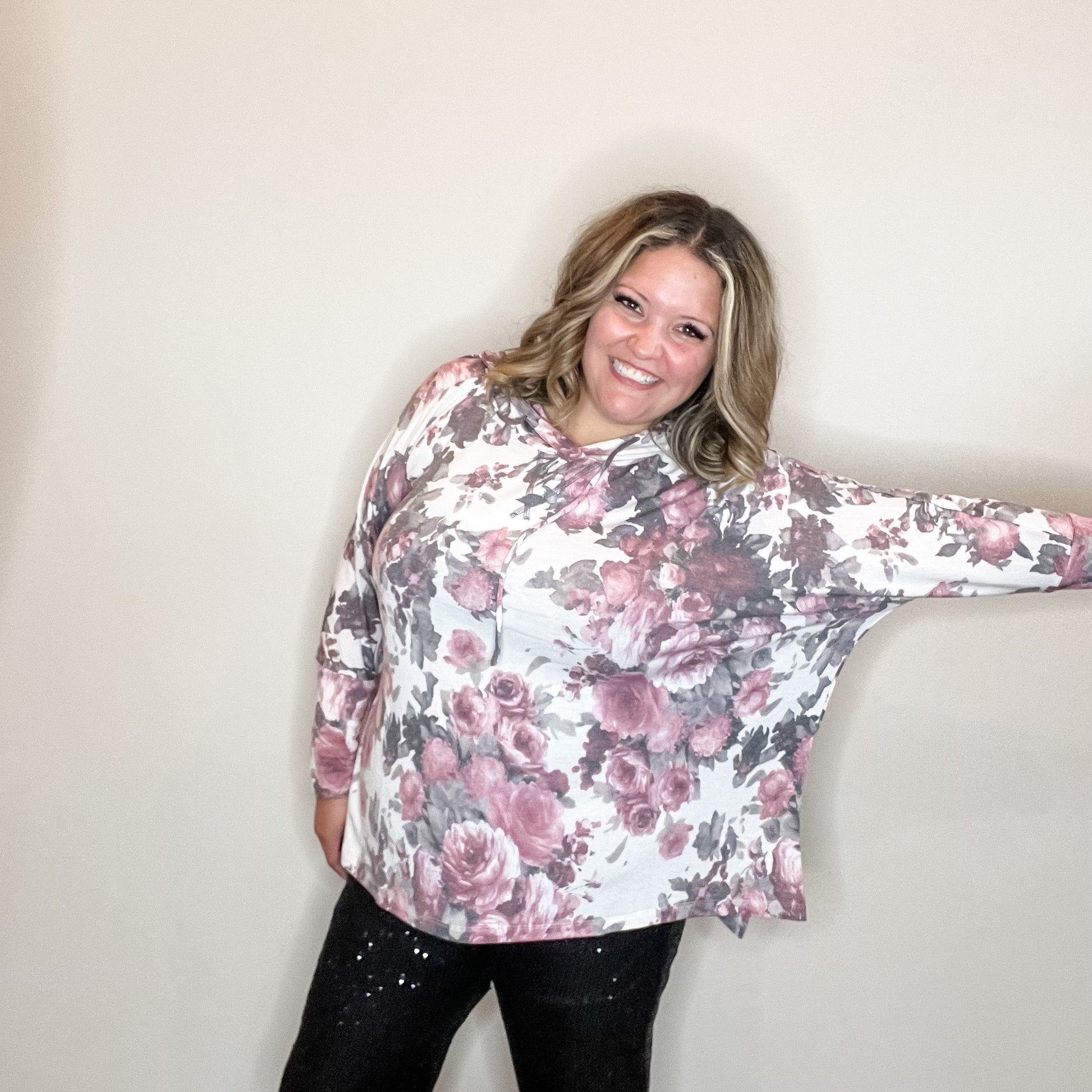 "My Fair Lady" Hoodie with Side Slits