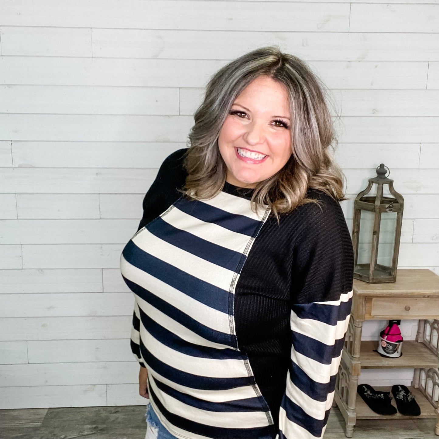 "Nothing But Time" Long Sleeve Round Neck